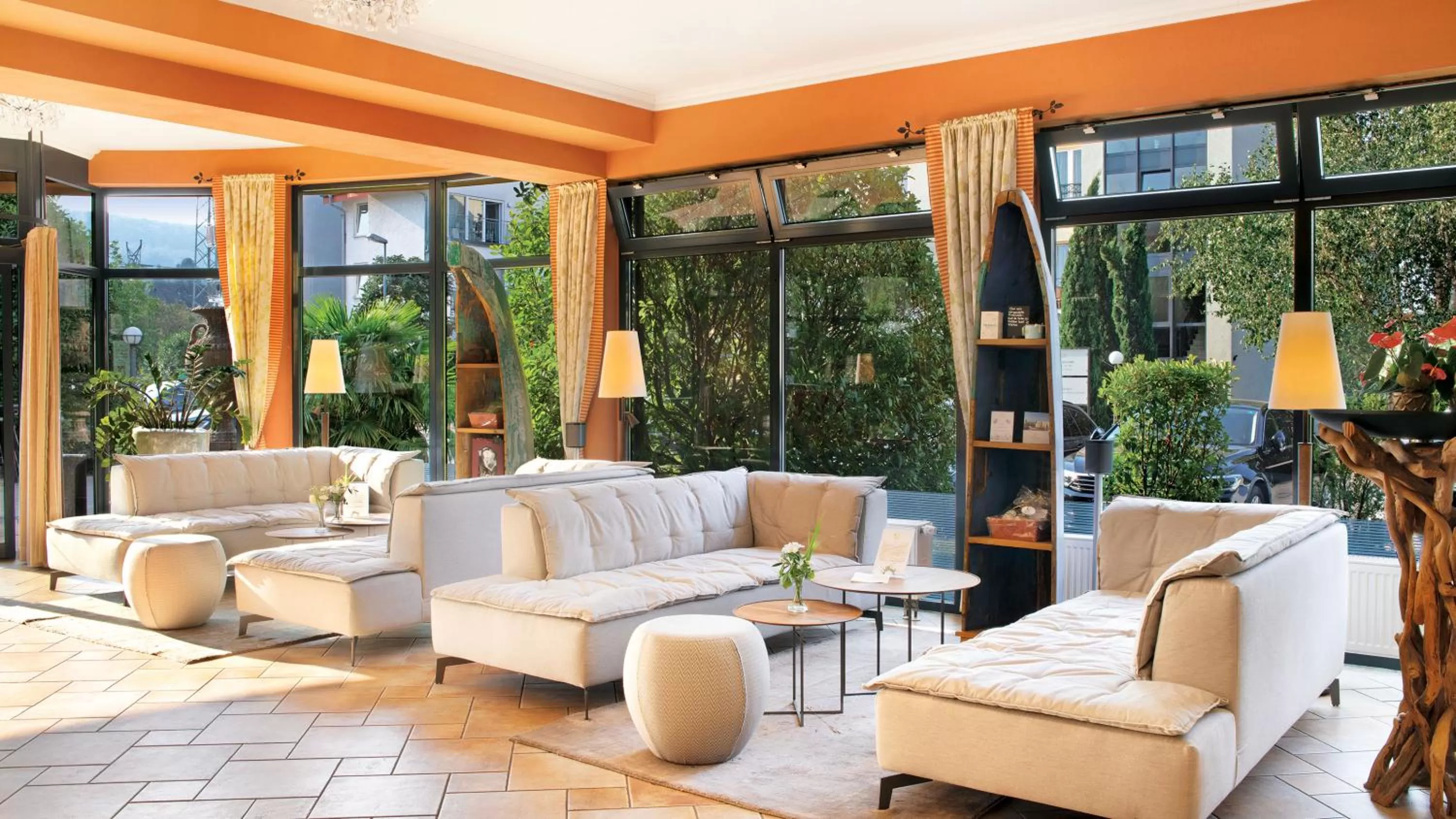 Lobby or reception in Hotel Villa Toskana