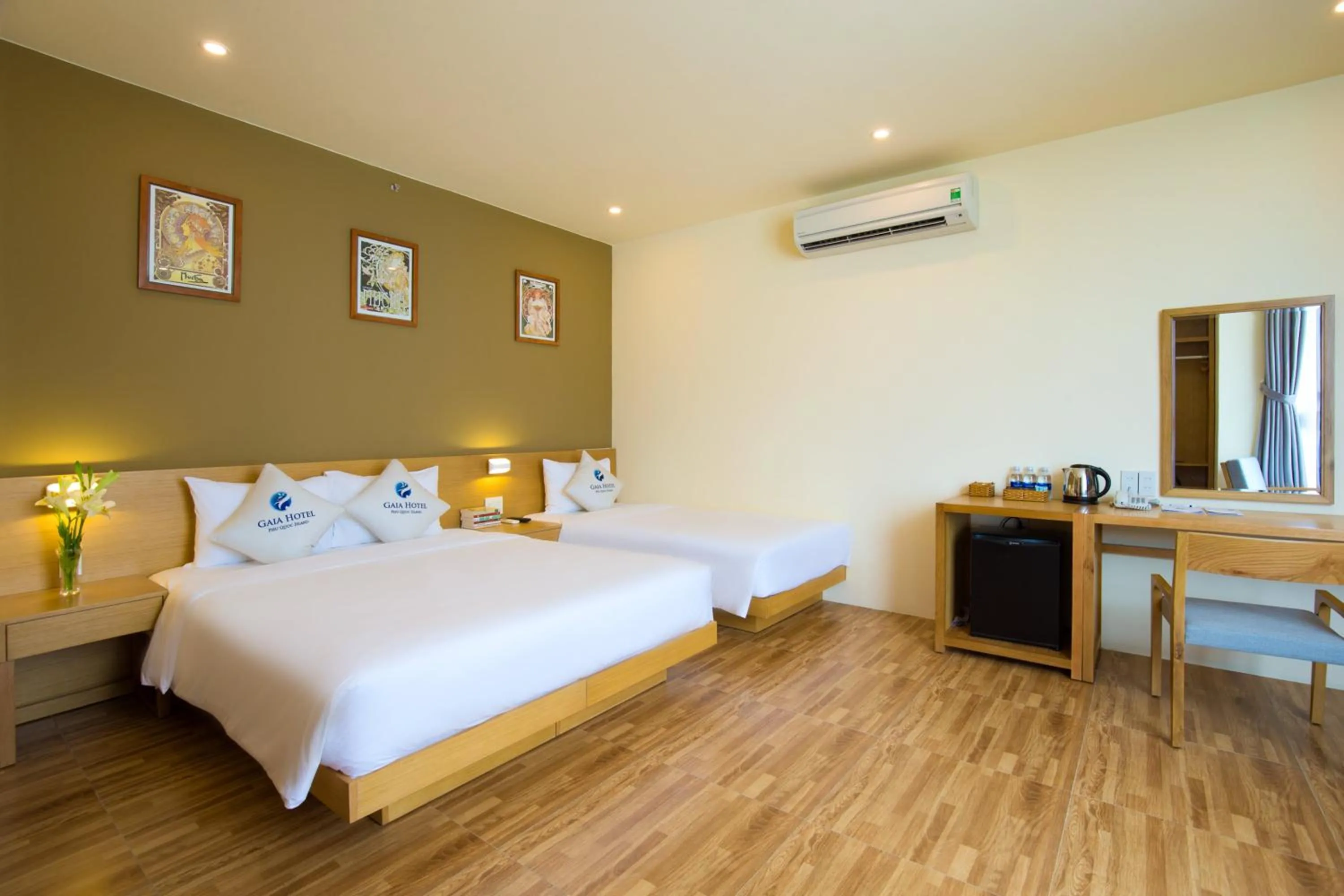 Bed in Gaia Hotel Phu Quoc