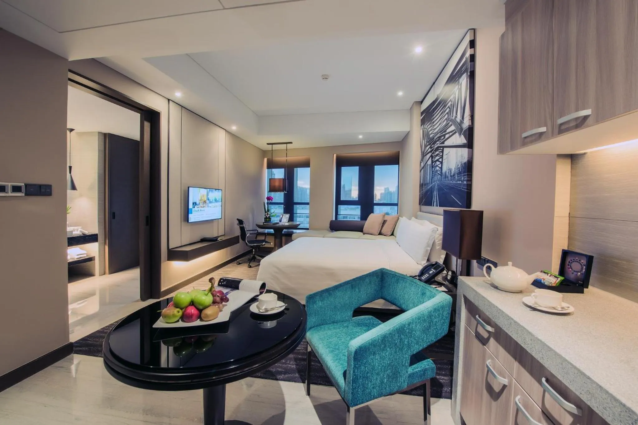 Bed in Pan Pacific Tianjin