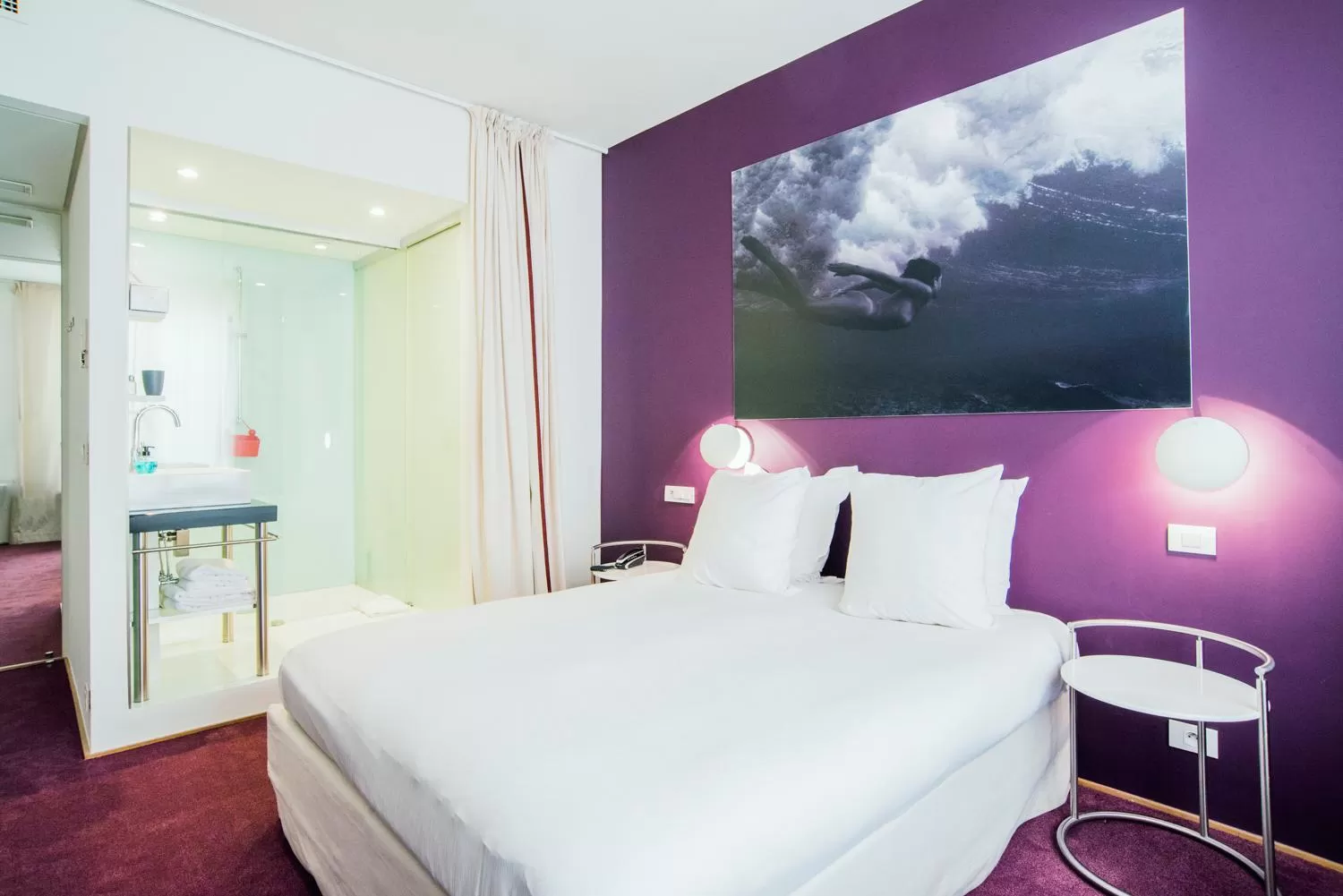 Bed in Smartflats - Pacific Brussels