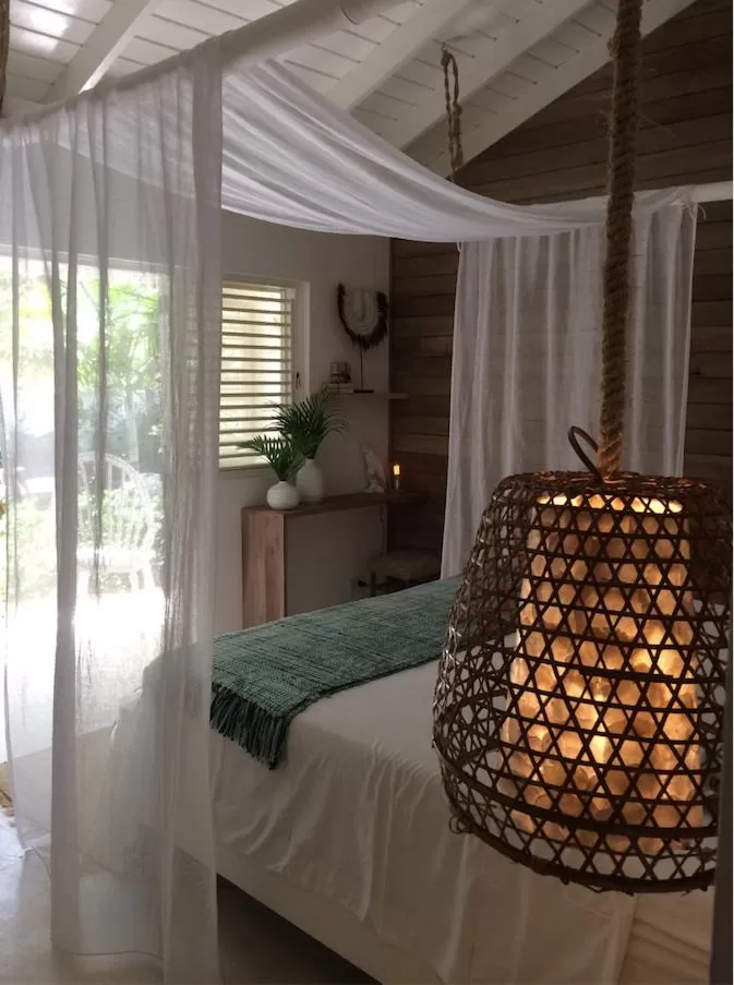 Bed in Mahona Boutique Hotel