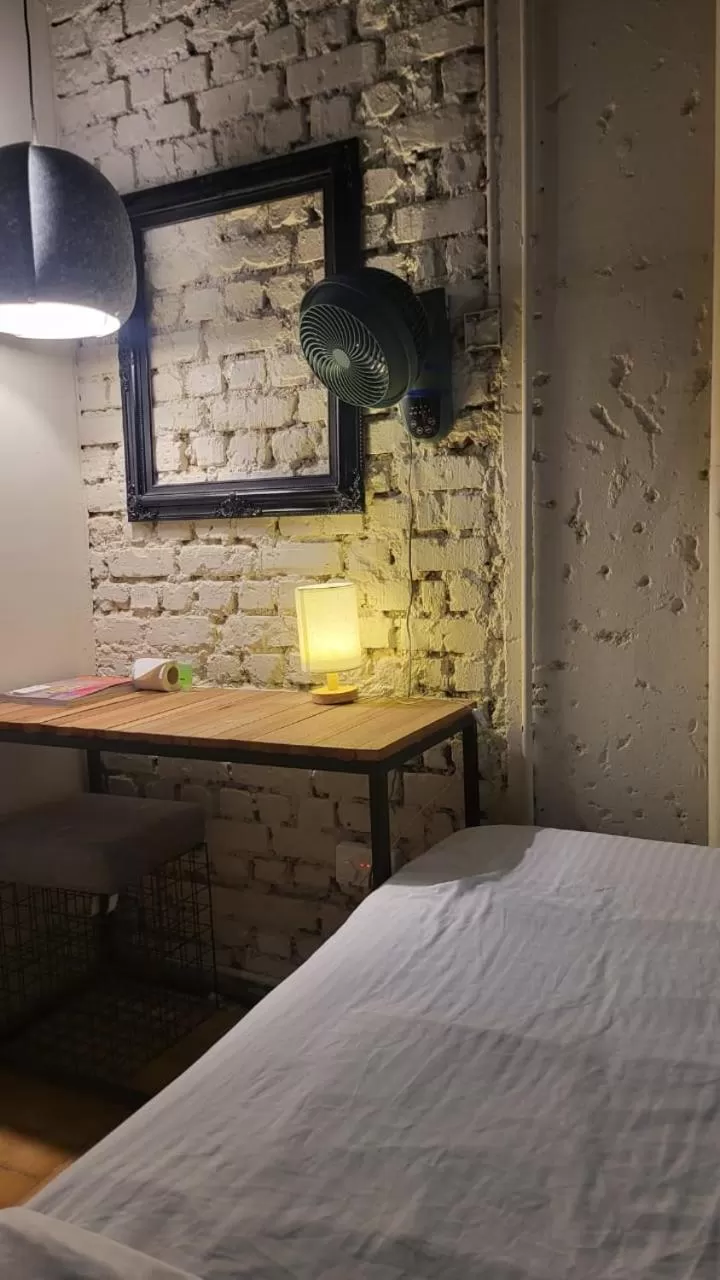 Bed in Kim Haus Loft