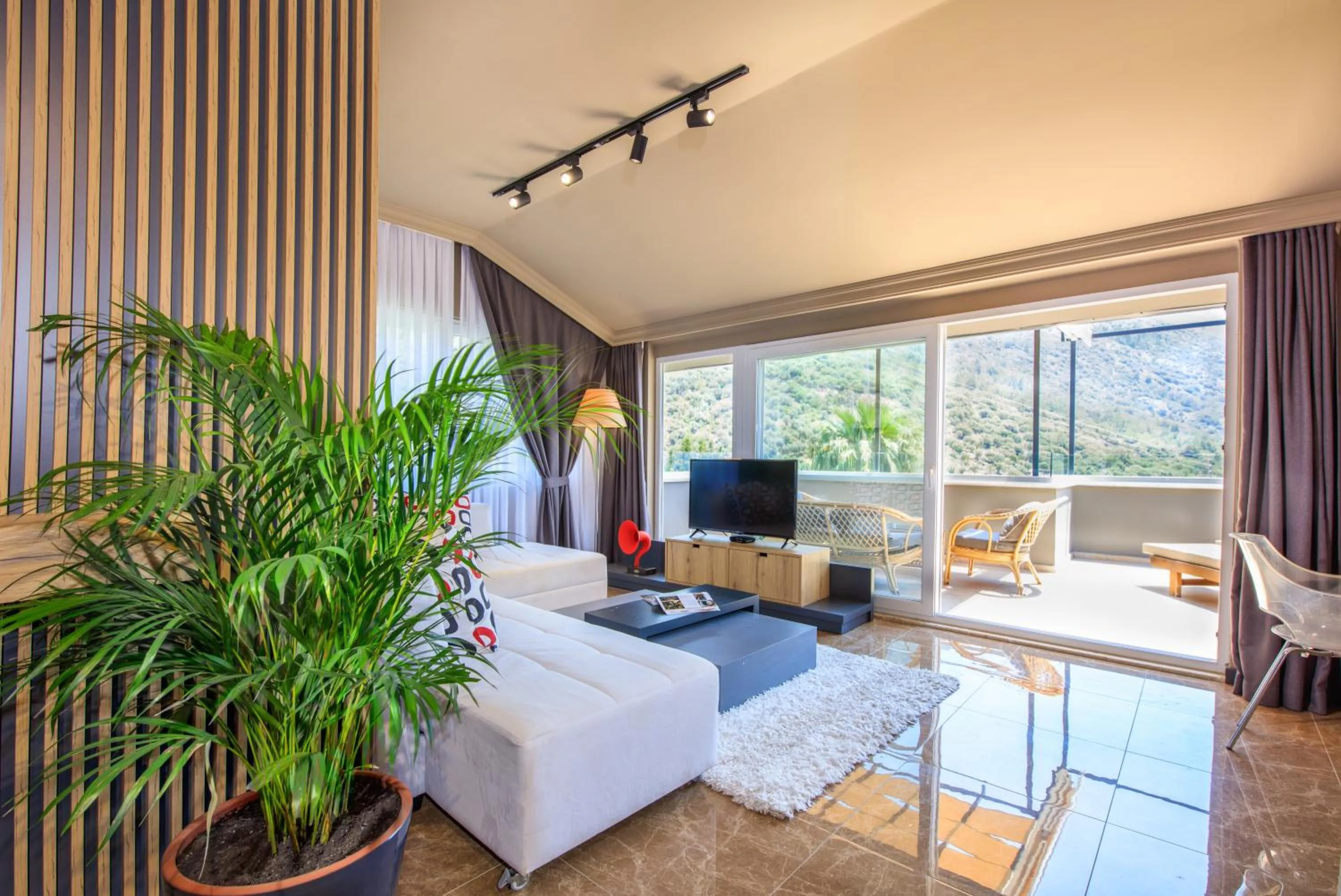 Living room in Morina Deluxe Hotel