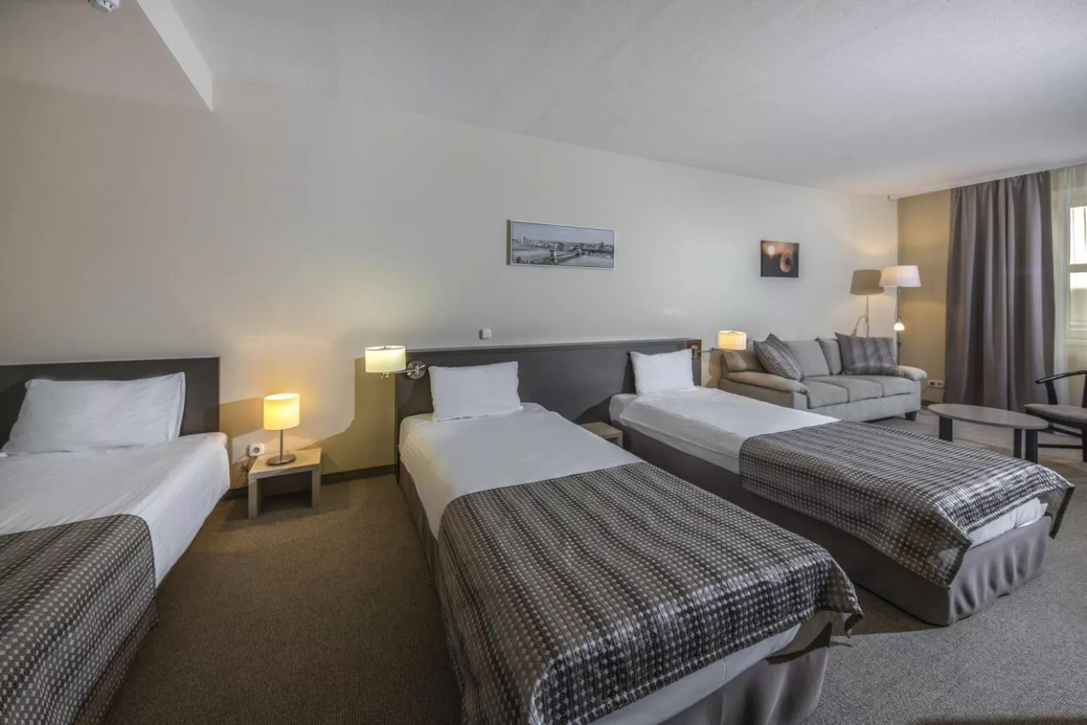 Bed in Corvin Hotel Budapest Corvin Wing