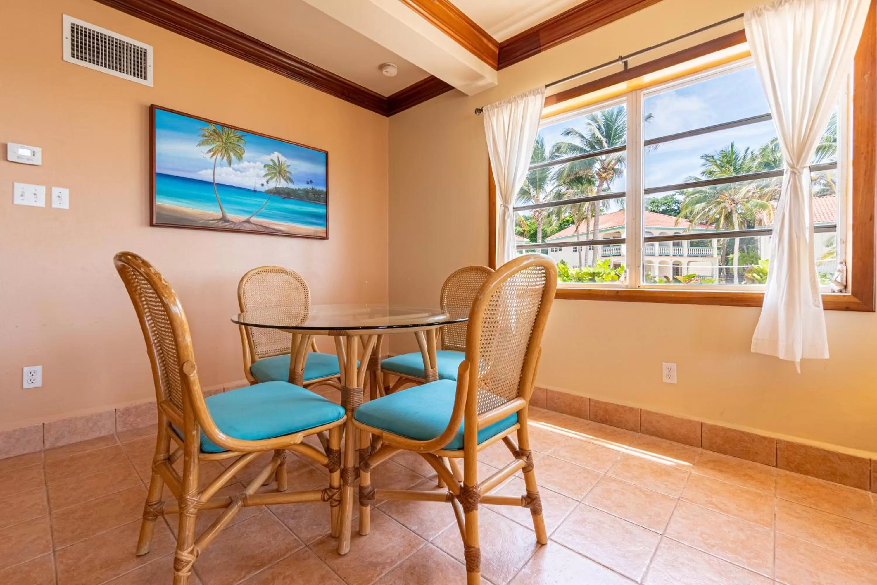 Dining area in Belizean Shores Resort