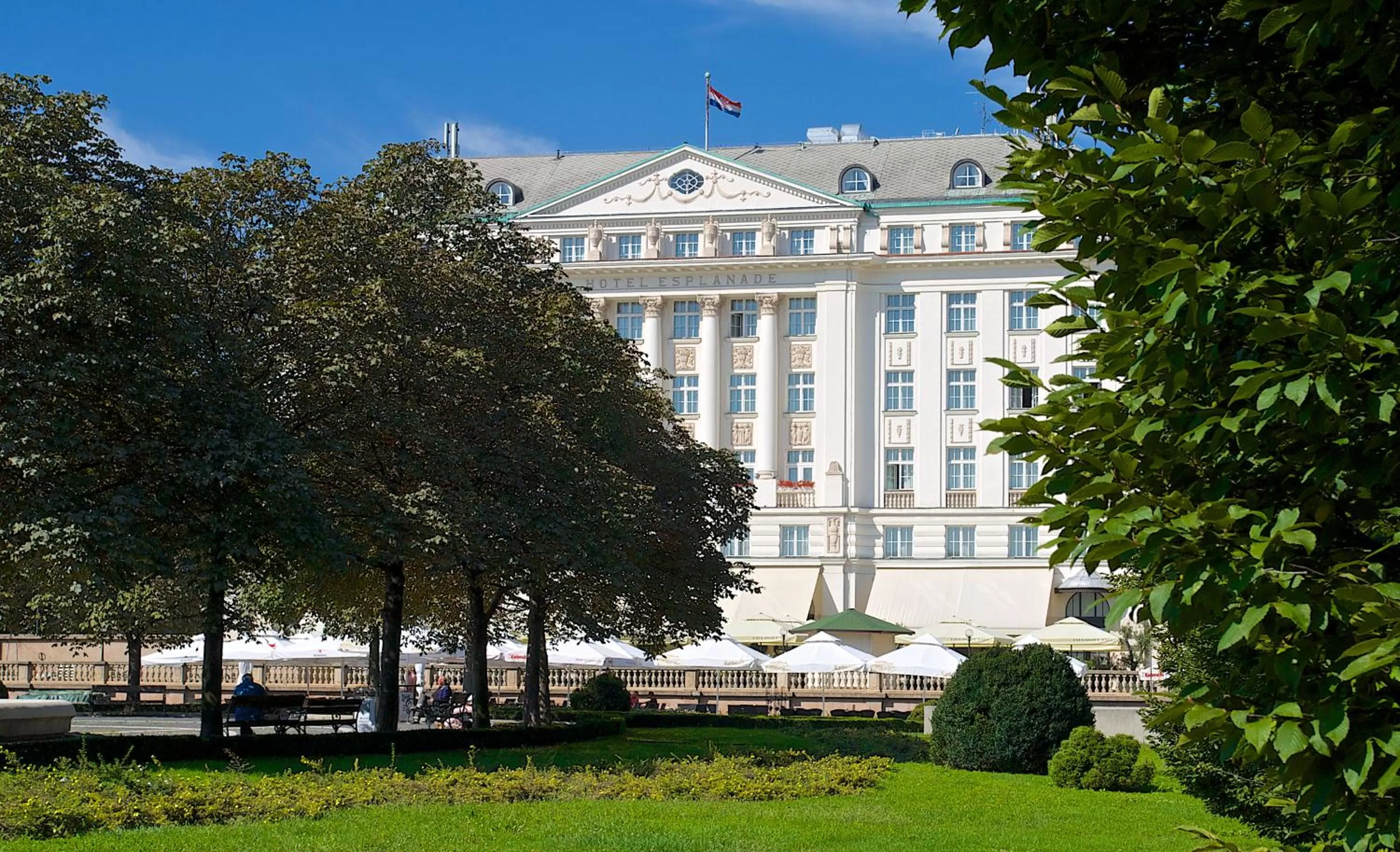 Property building in Esplanade Zagreb Hotel