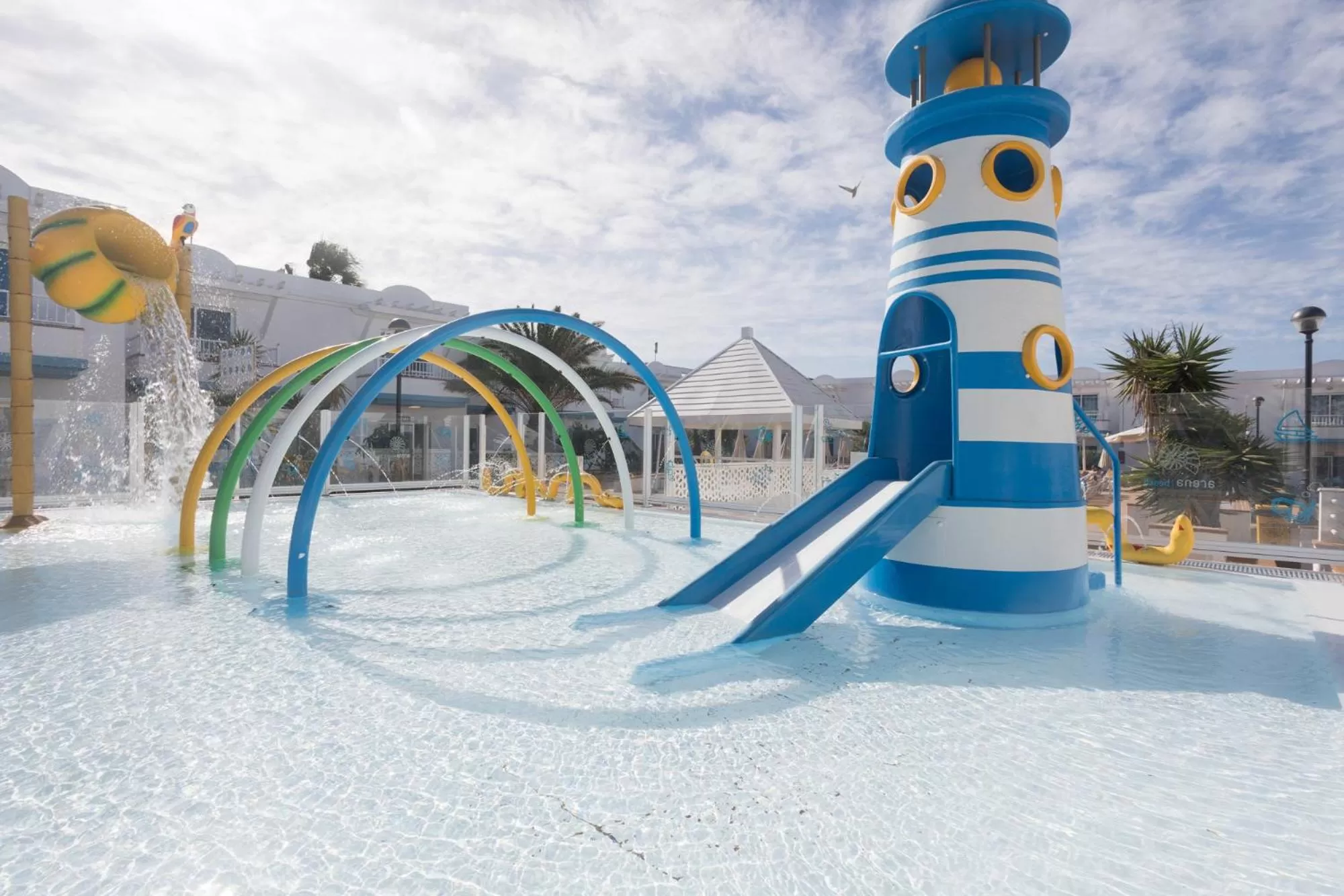 Aqua park in Hotel Arena Beach