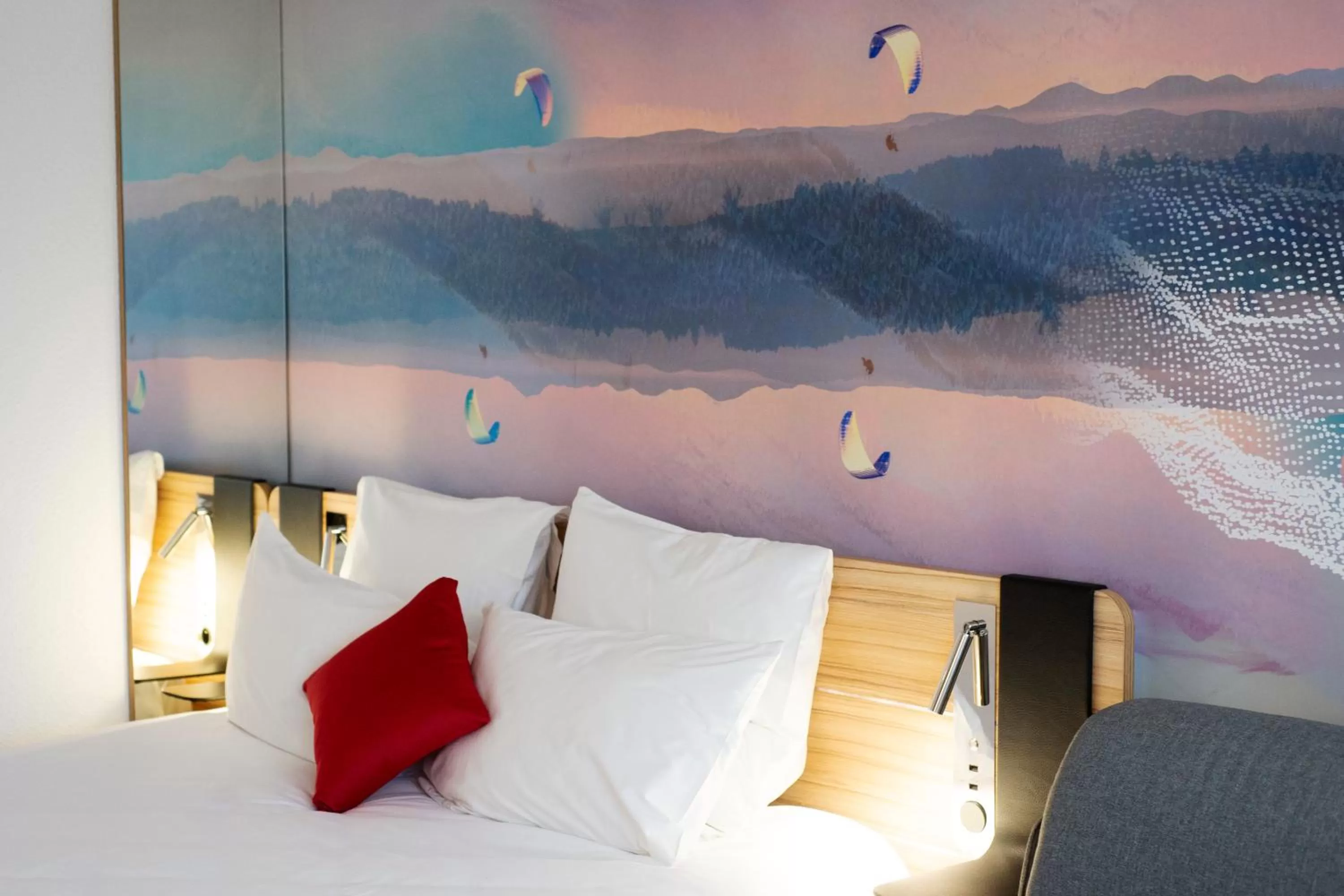 Bedroom, Bed in Novotel Clermont-Ferrand