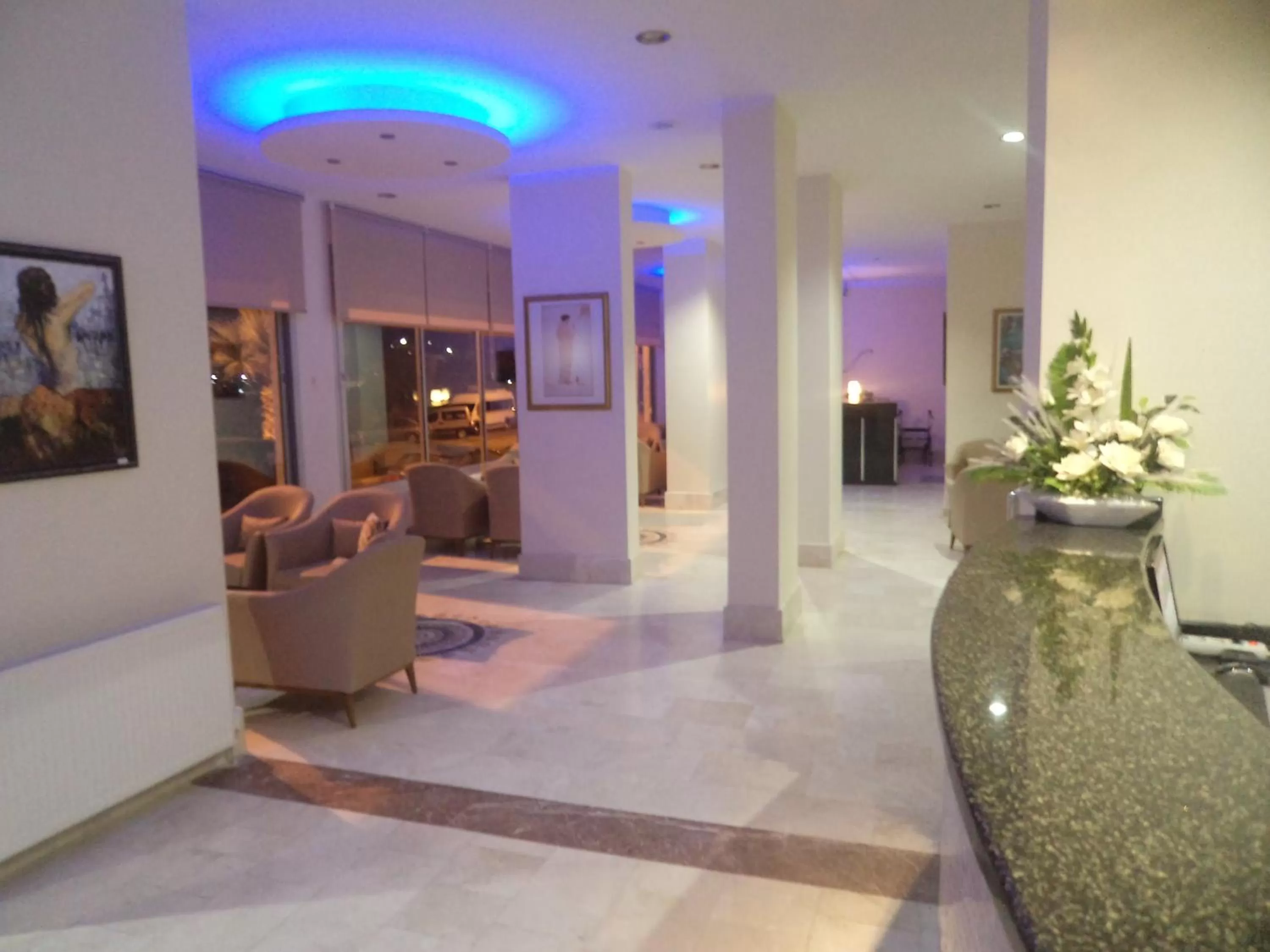 Lobby or reception in Perla Hotel