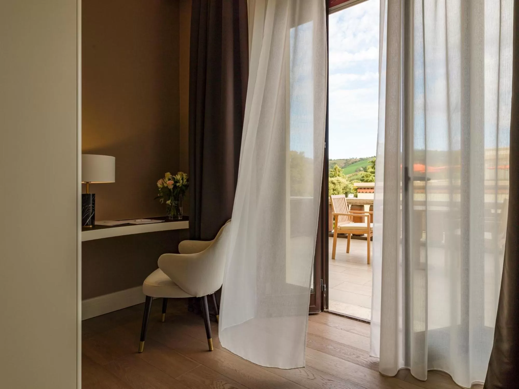 Balcony/Terrace in Grand Hotel Castrocaro Longlife Formula