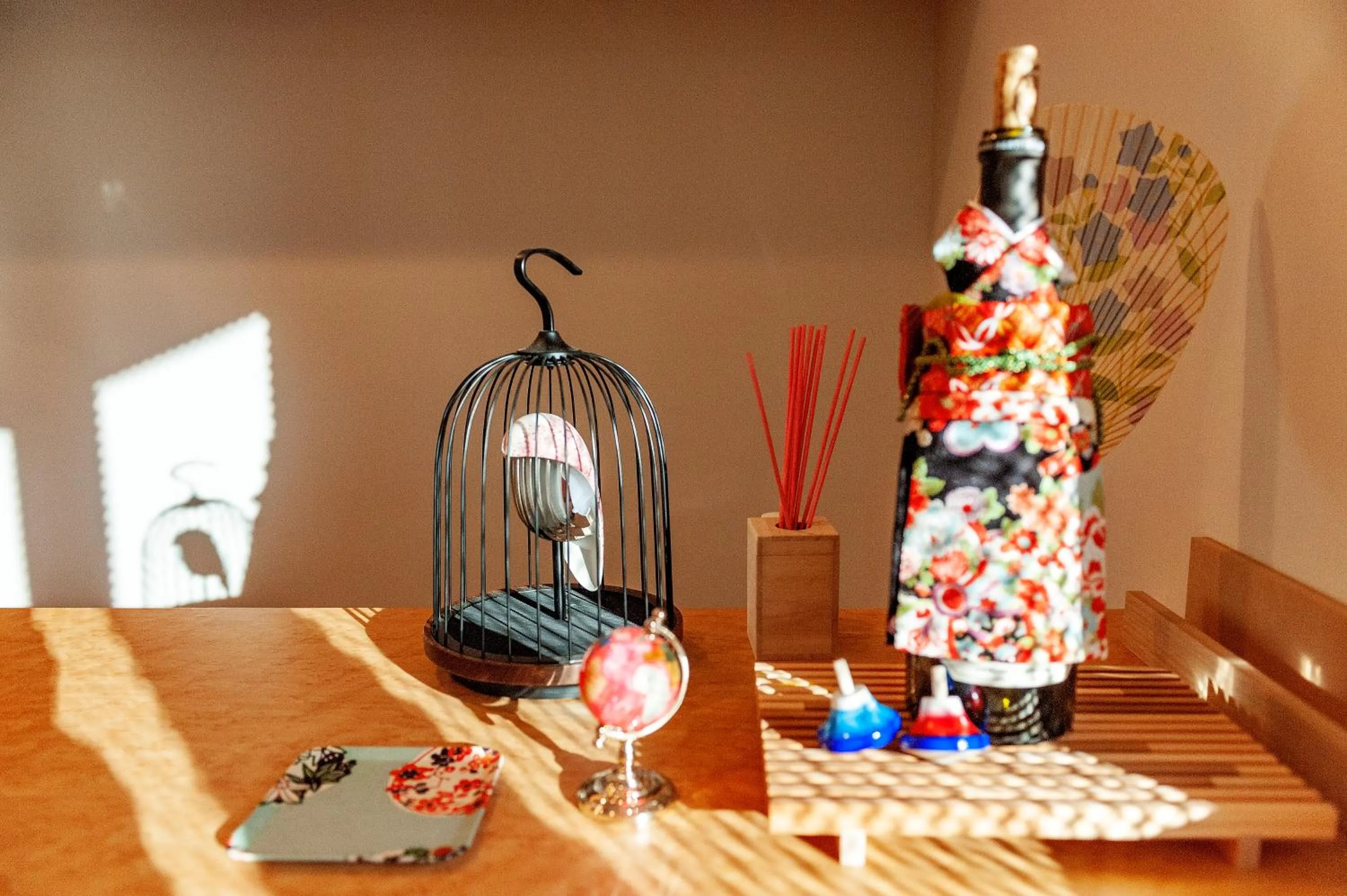 Decorative detail in plat hostel keikyu haneda home