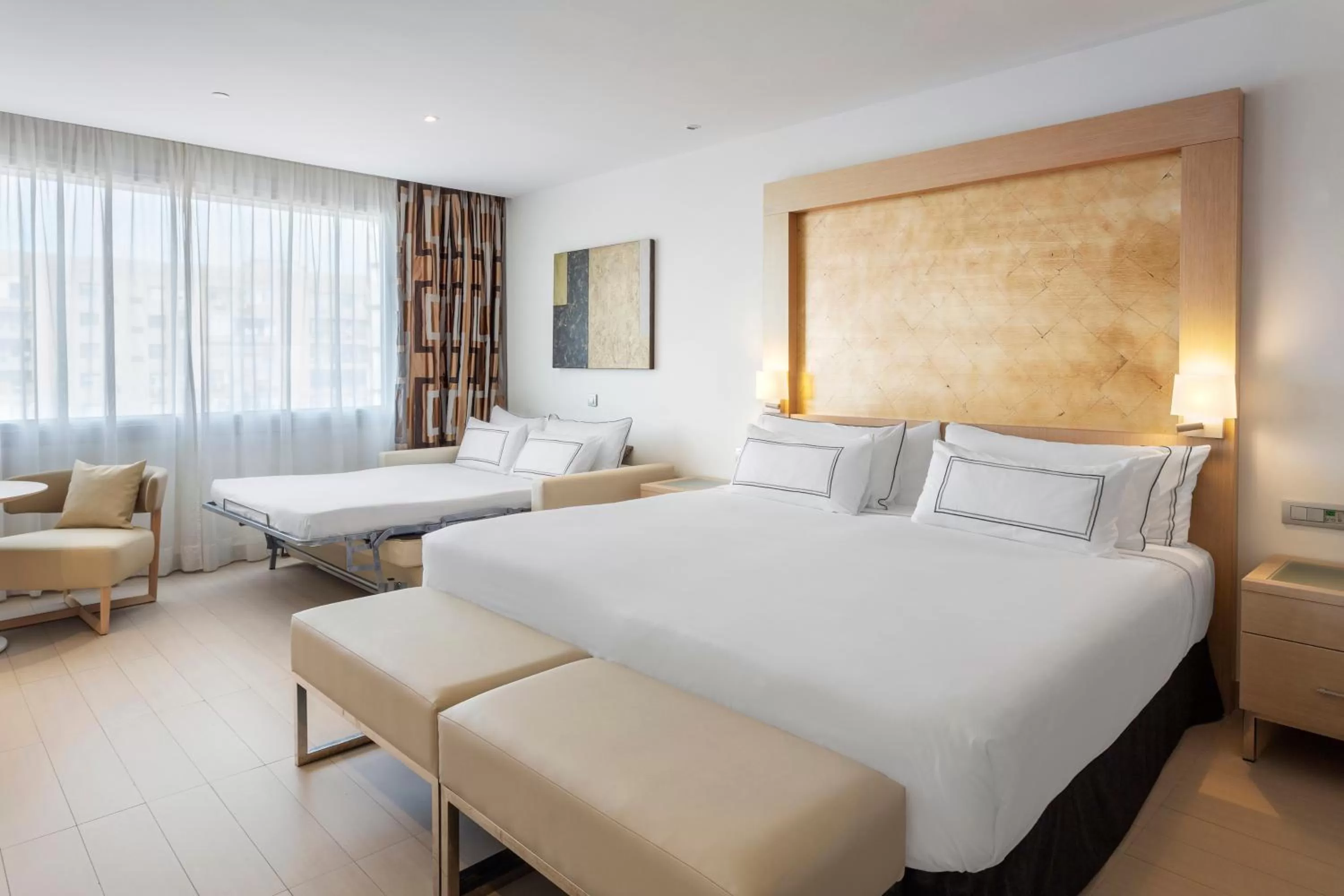 Bed in Melia Sevilla