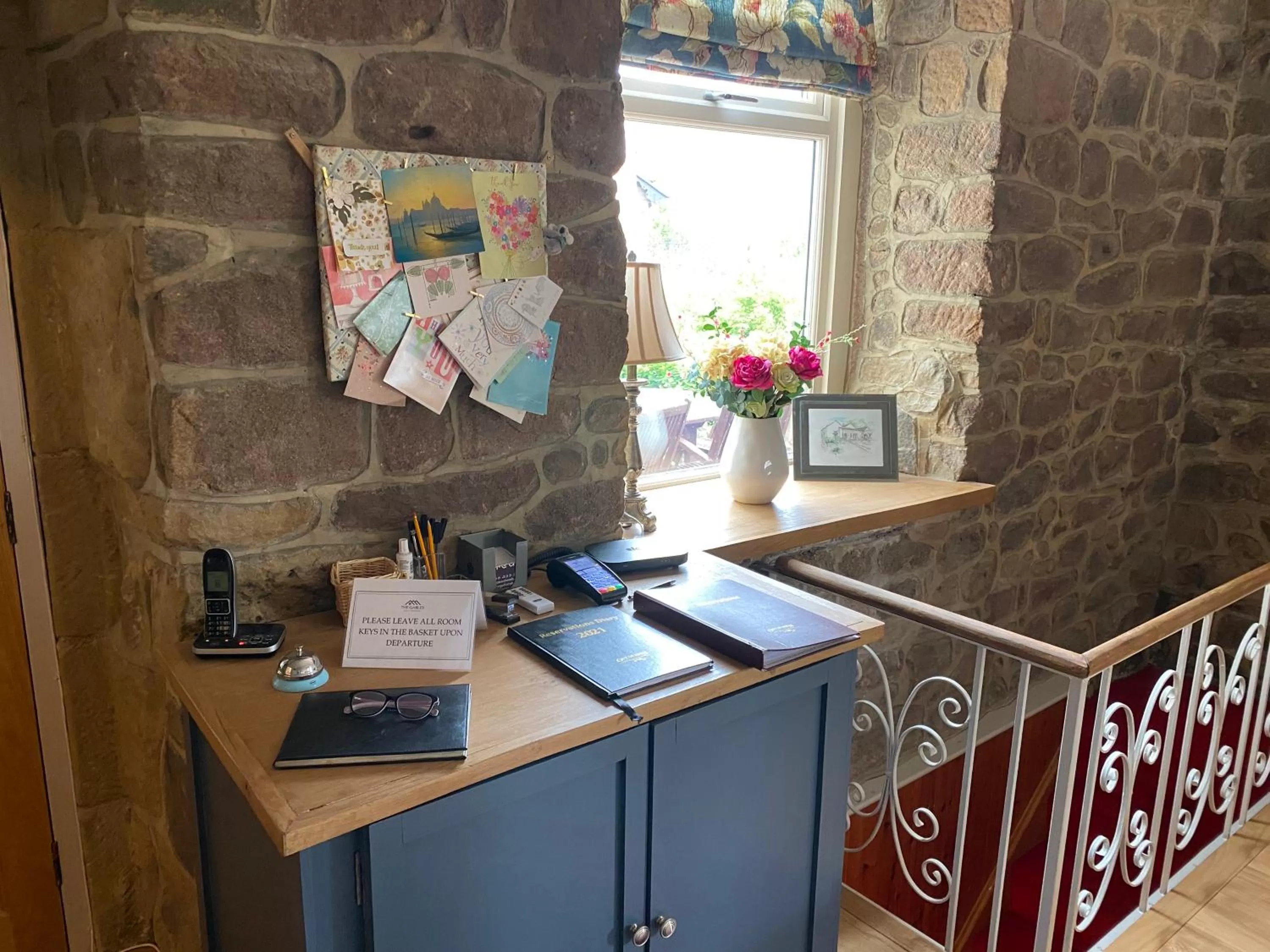 Lobby or reception in The Gables Bed & Breakfast