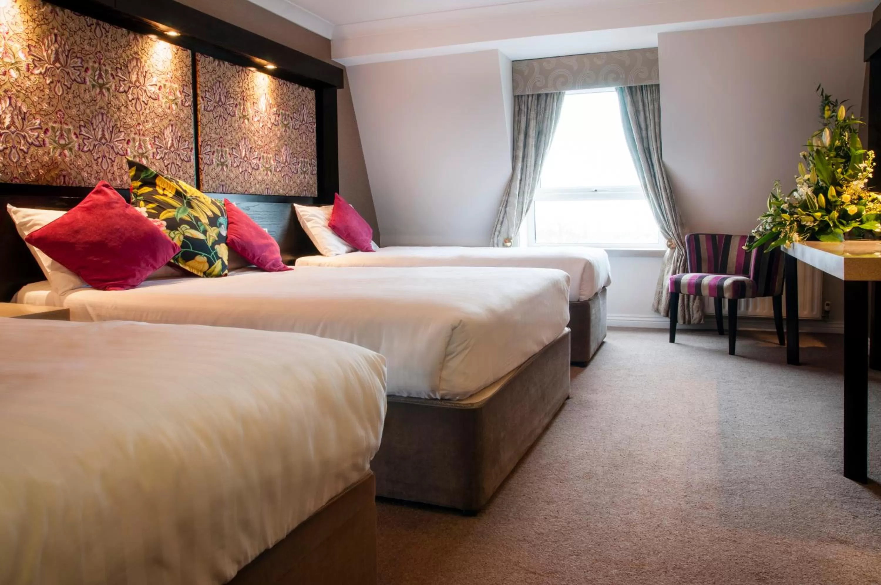 Bed in Flannery's Hotel