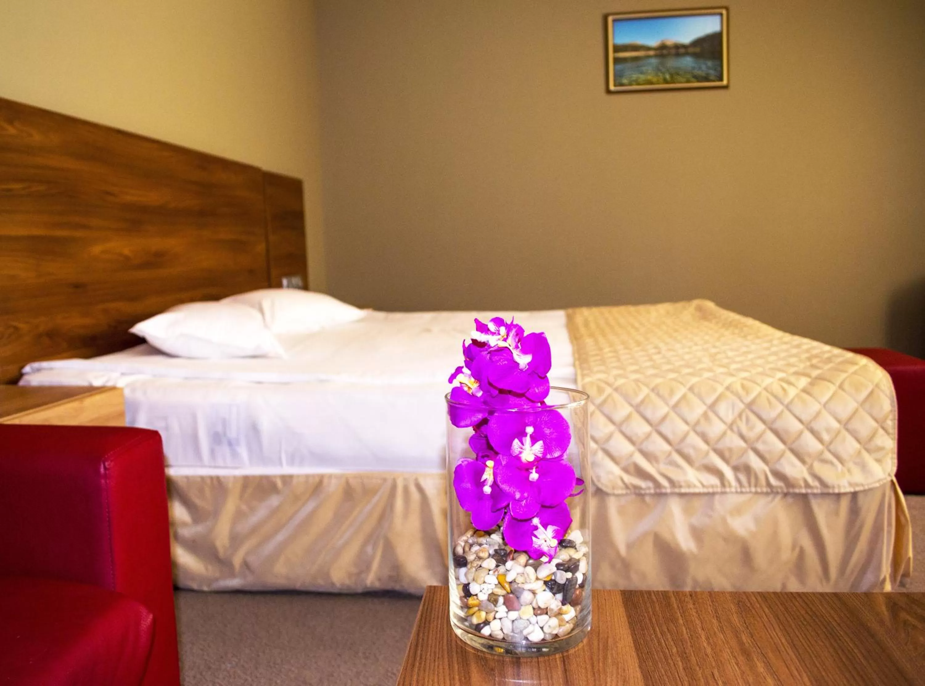 Bed in Hotel Calipso Hotel