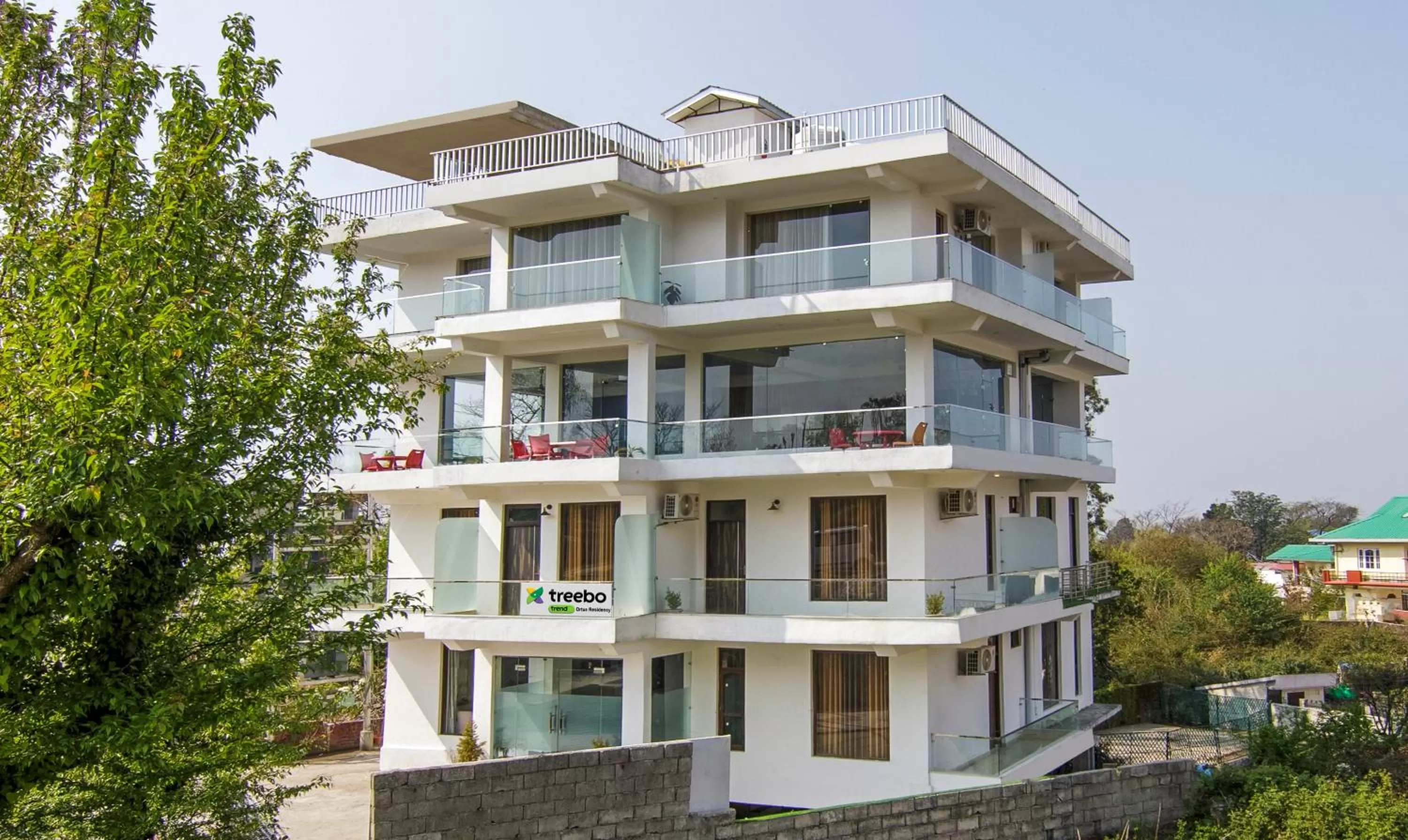 Facade/entrance in Treebo Ortus Residency