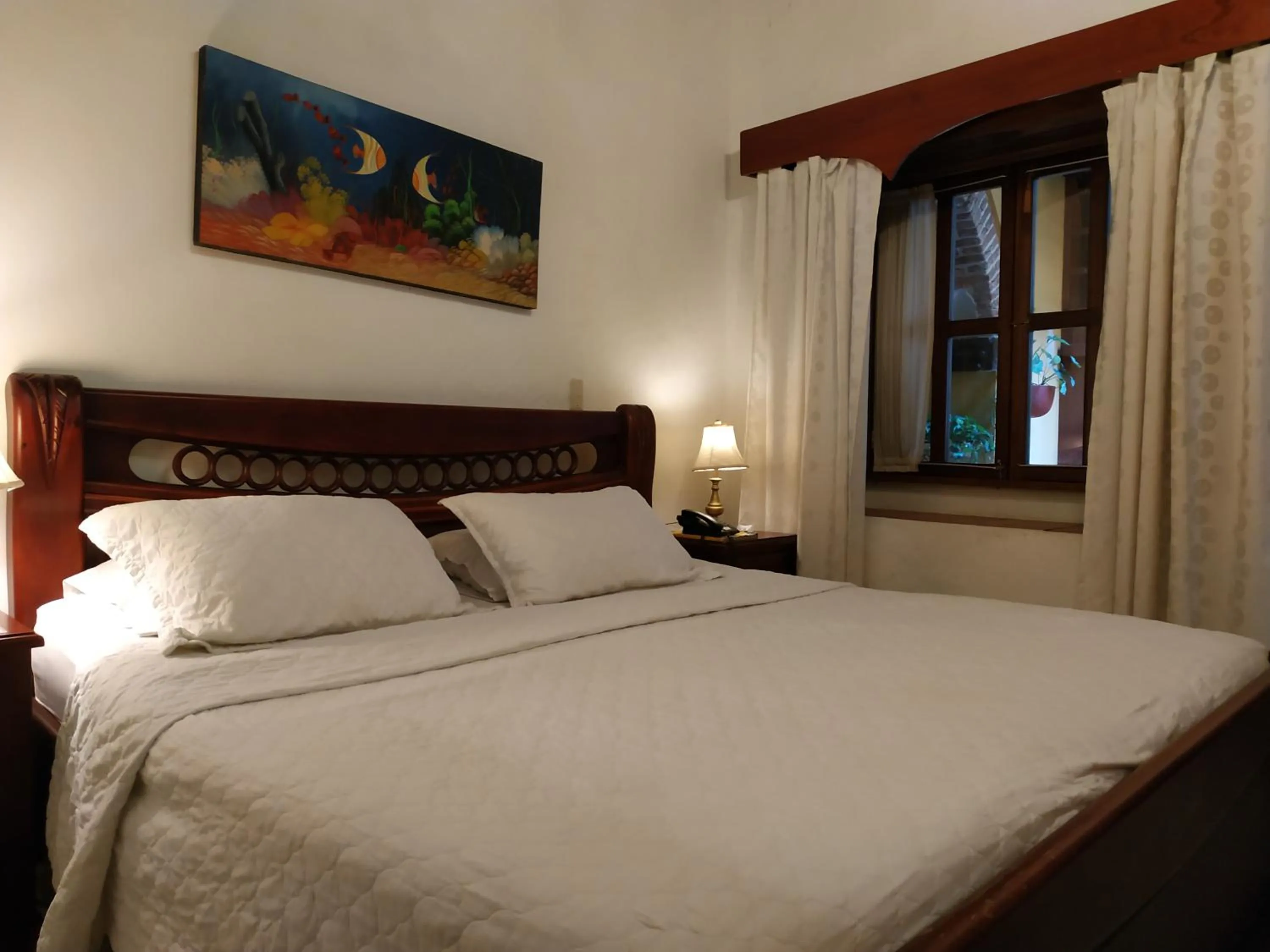 Bed in Casa India Catalina