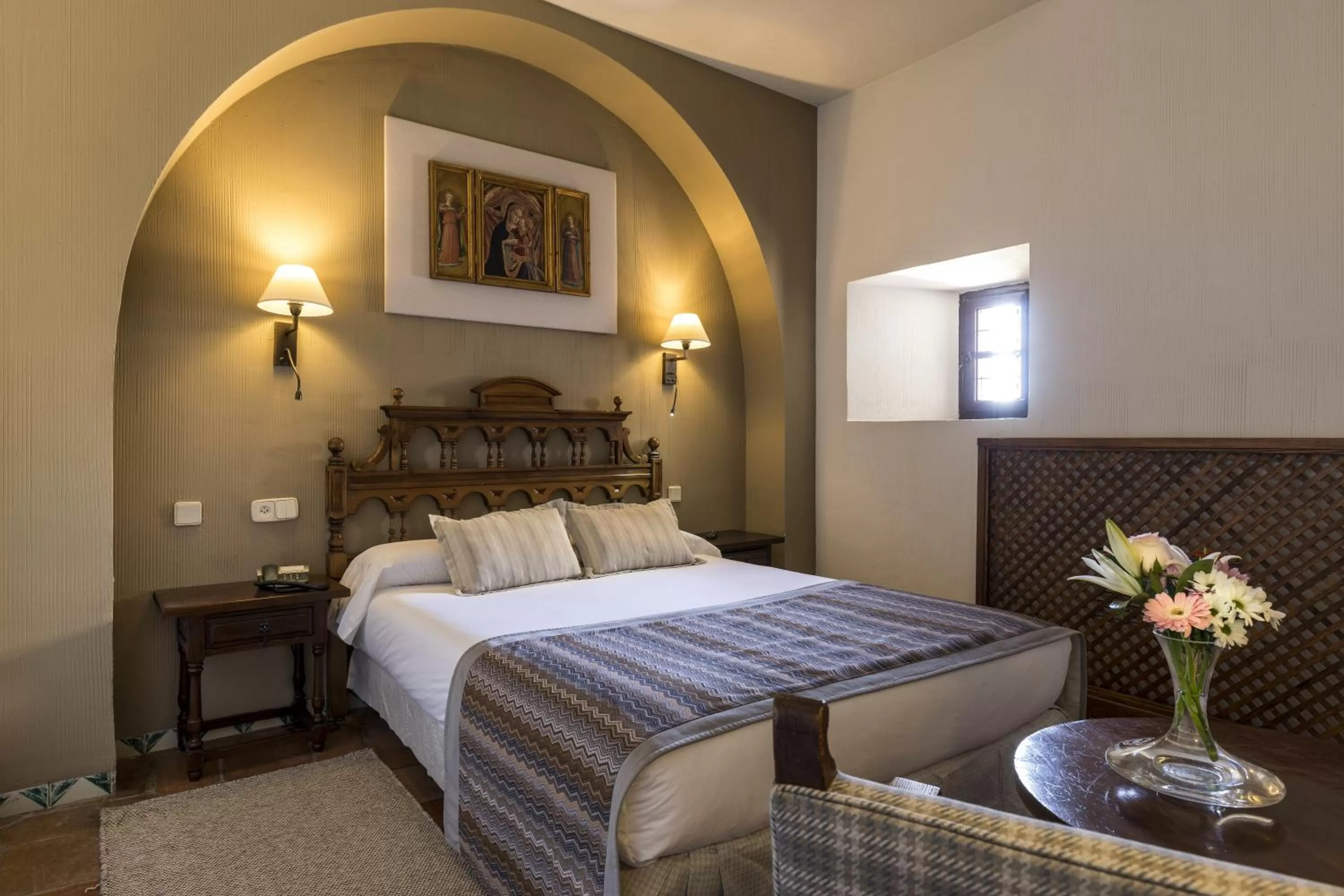 Bedroom, Bed in Parador de Siguenza