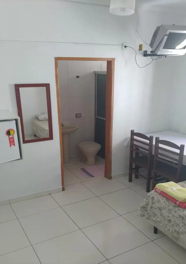 Bed, Bathroom in Pousada Brasil - Self Check-in