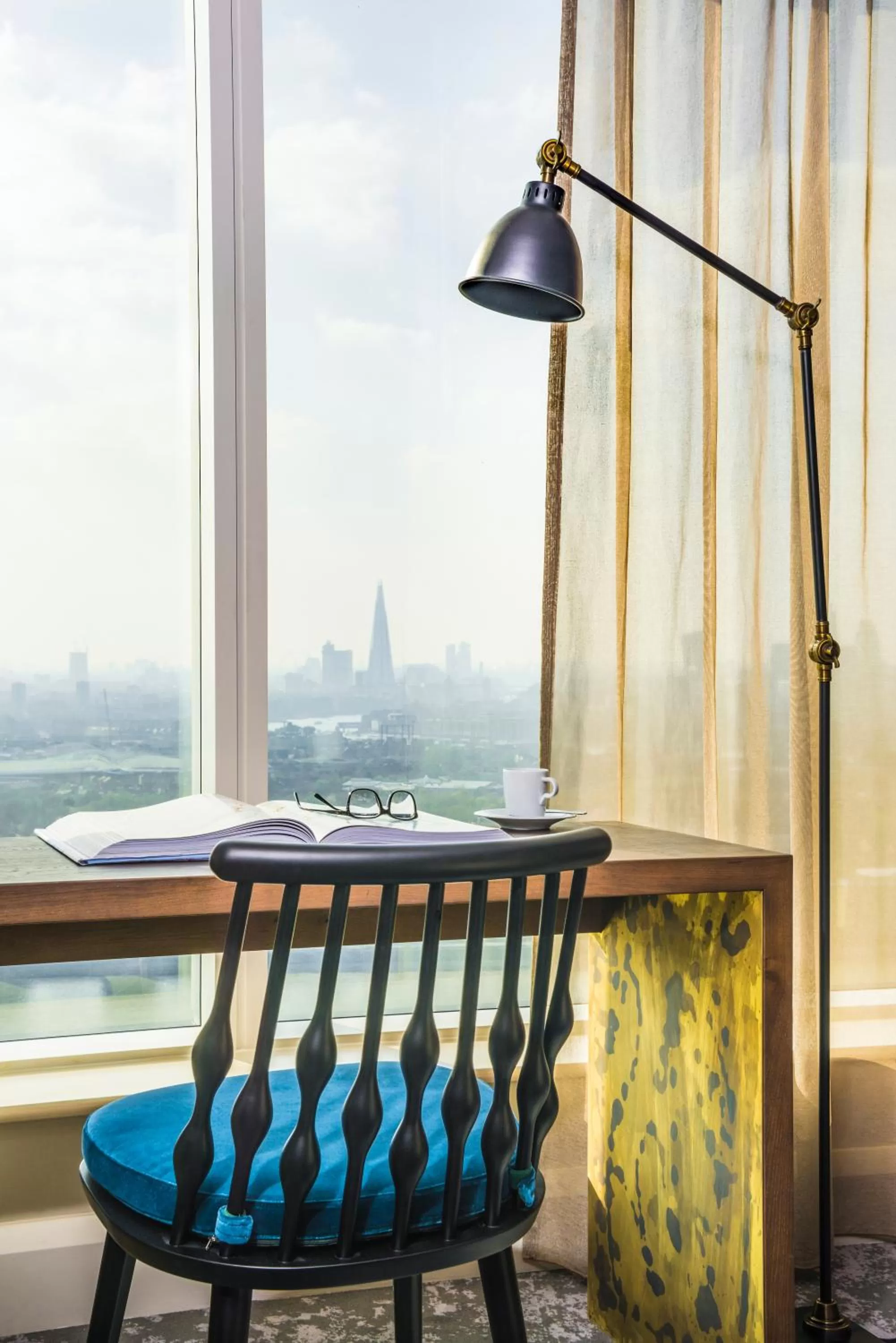 Seating area in Novotel London Canary Wharf