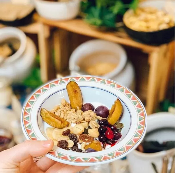 Buffet breakfast in Hotel Alexandra