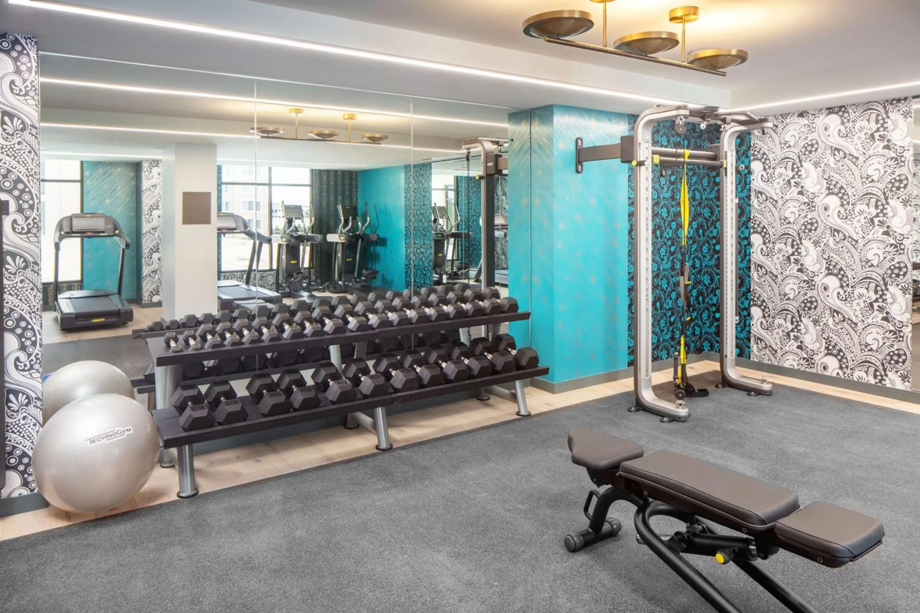 Fitness centre/facilities in Canopy By Hilton Charlotte SouthPark
