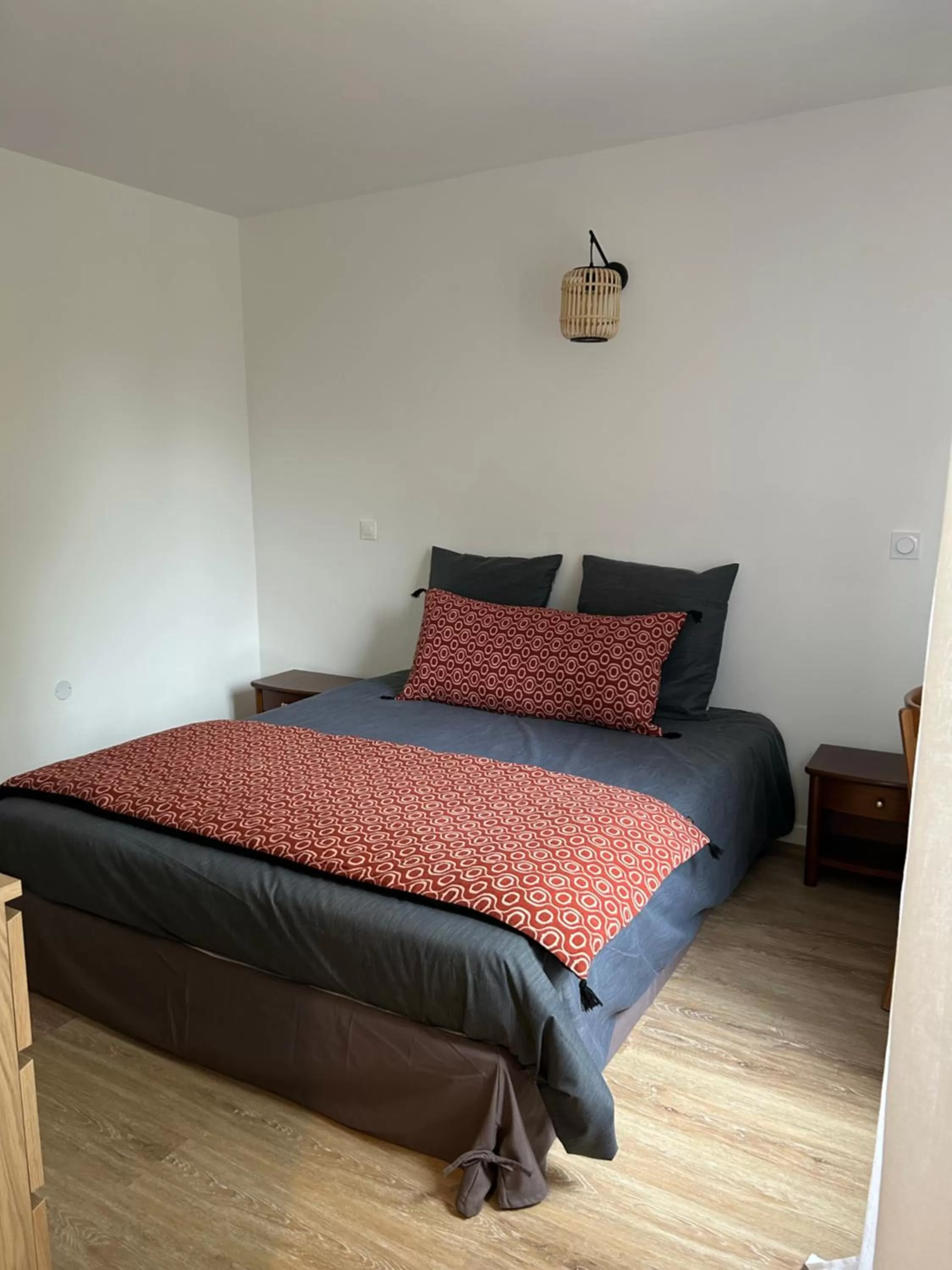 Bed in ARC EN CIEL B&B