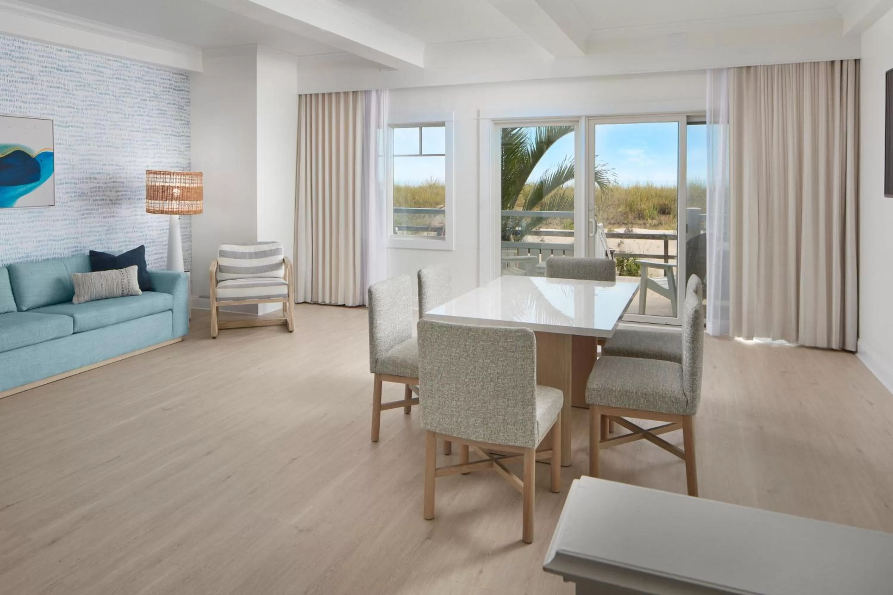 Living room in Bethany Beach Ocean Suites Residence Inn by Marriott