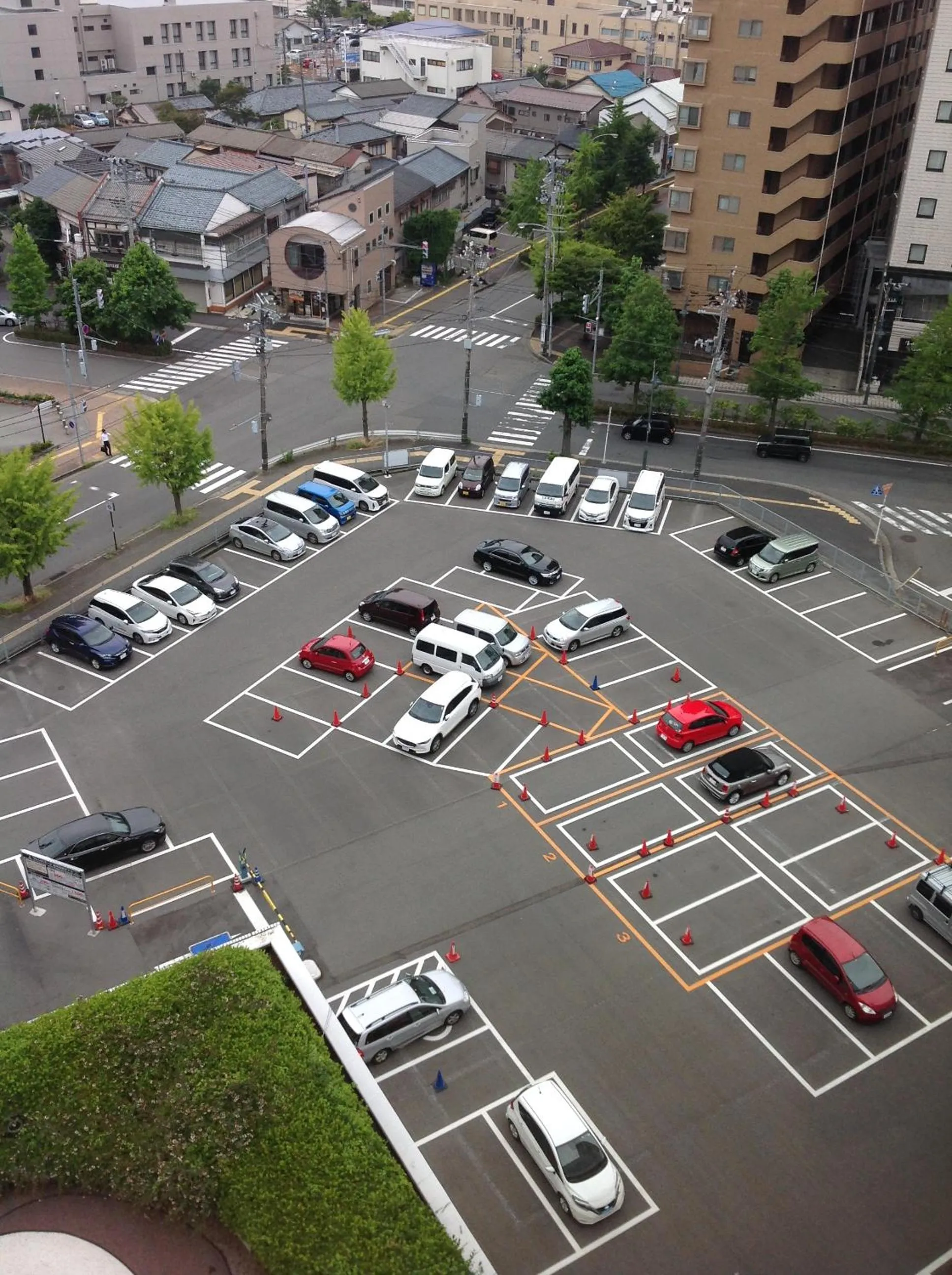 Parking in Niigata Toei Hotel