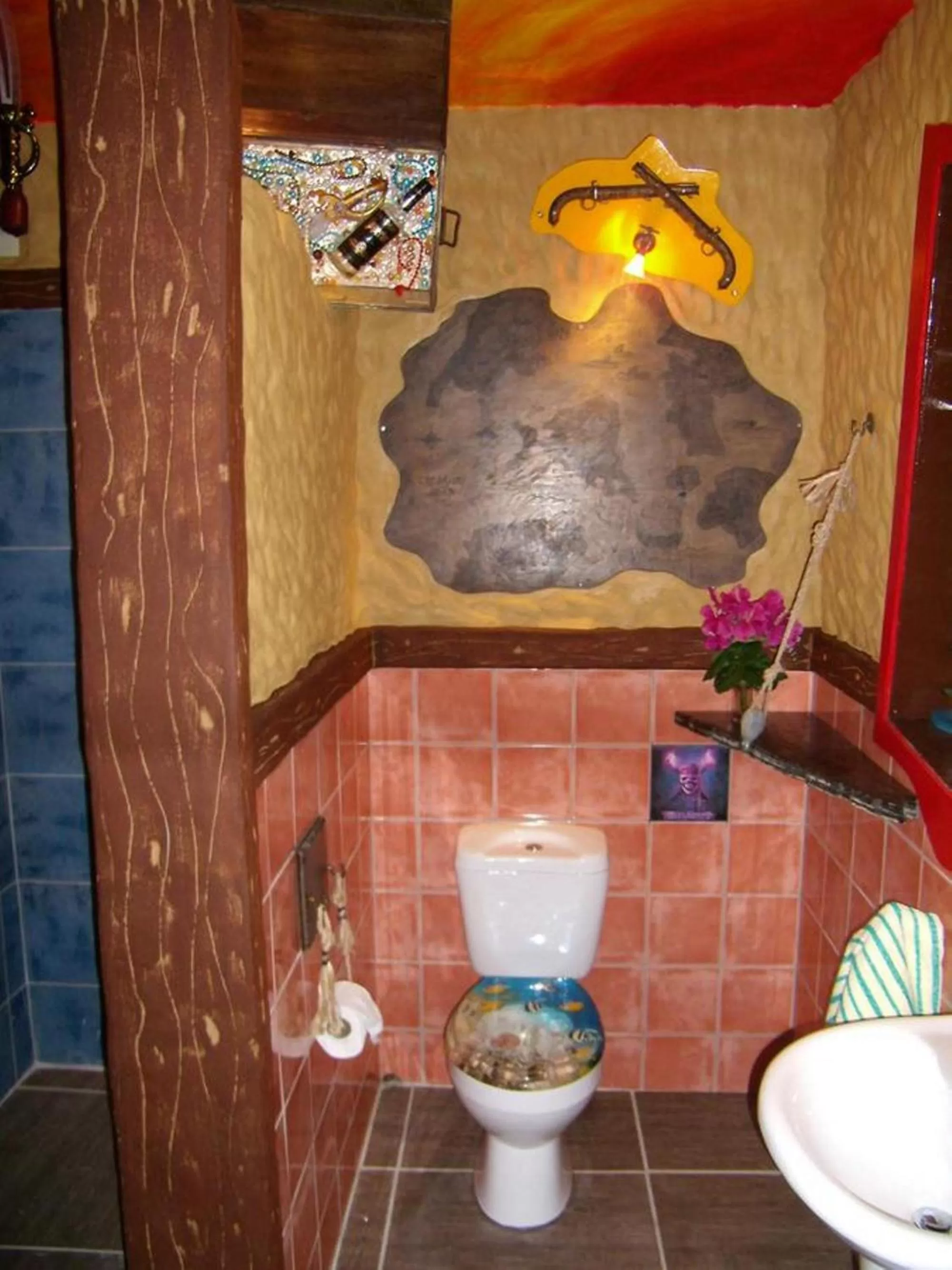 Toilet in Takatuka Beach Resort