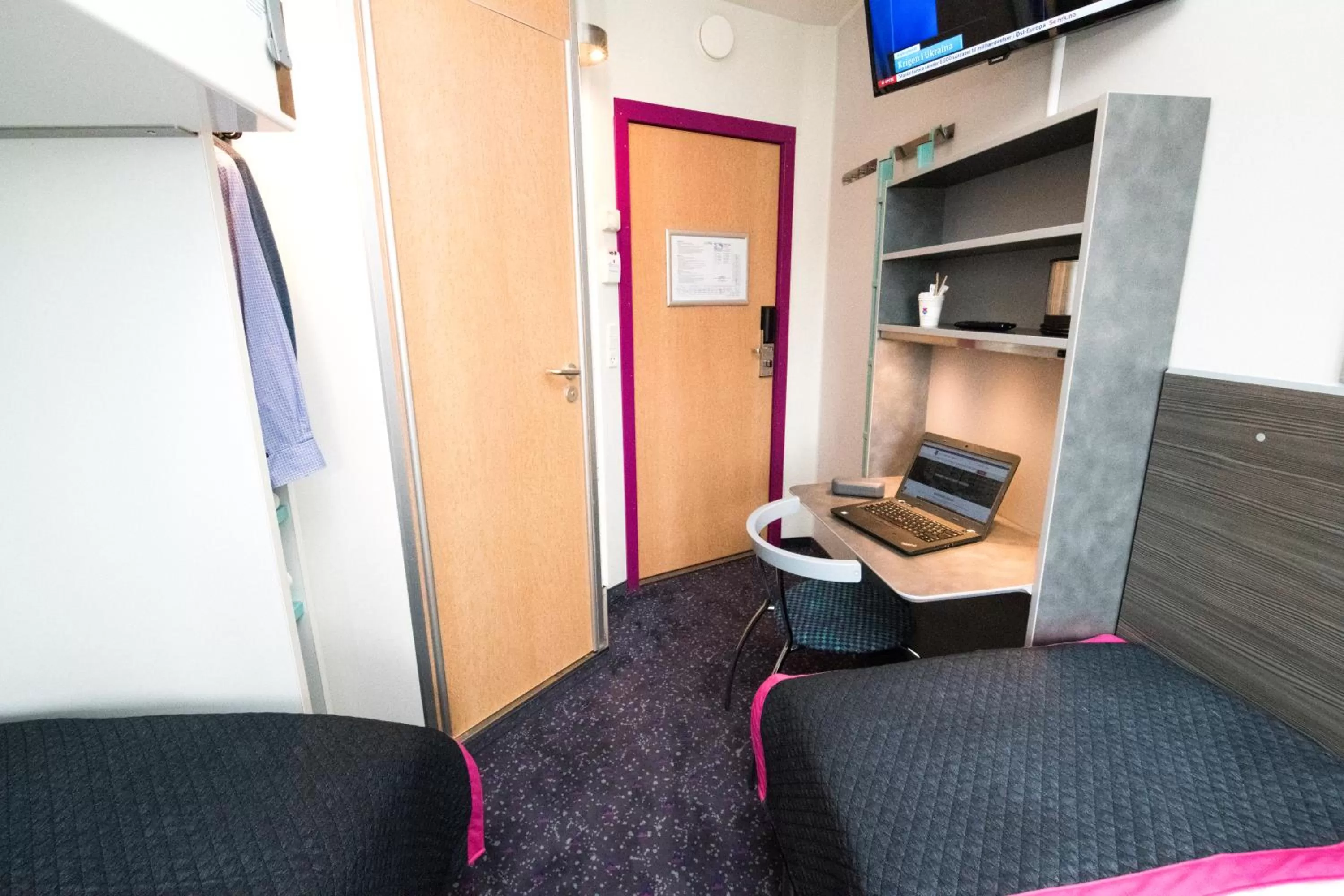 Bed in Cabinn Aalborg