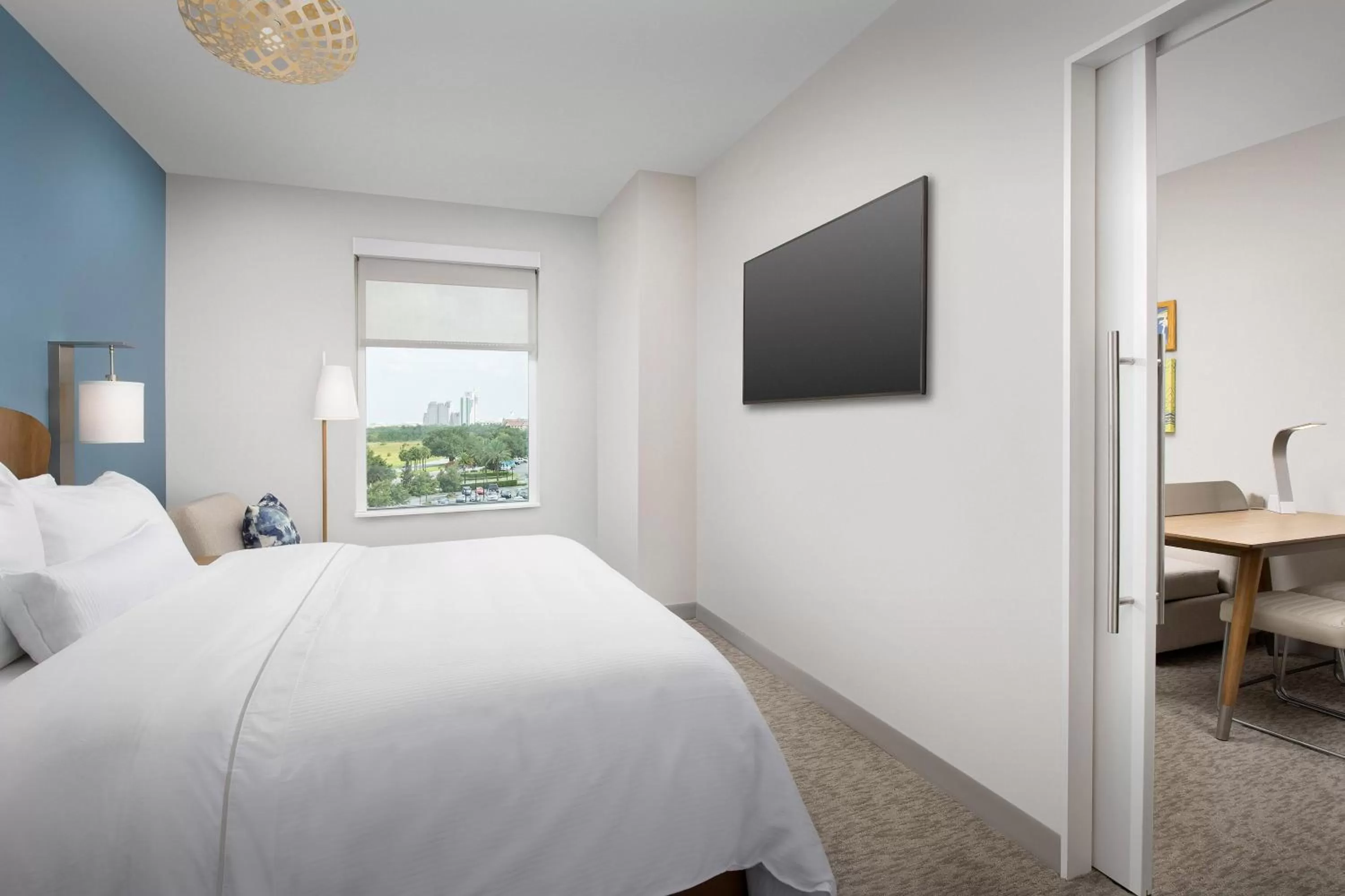 Bedroom, Bed in Element Orlando Universal Blvd.