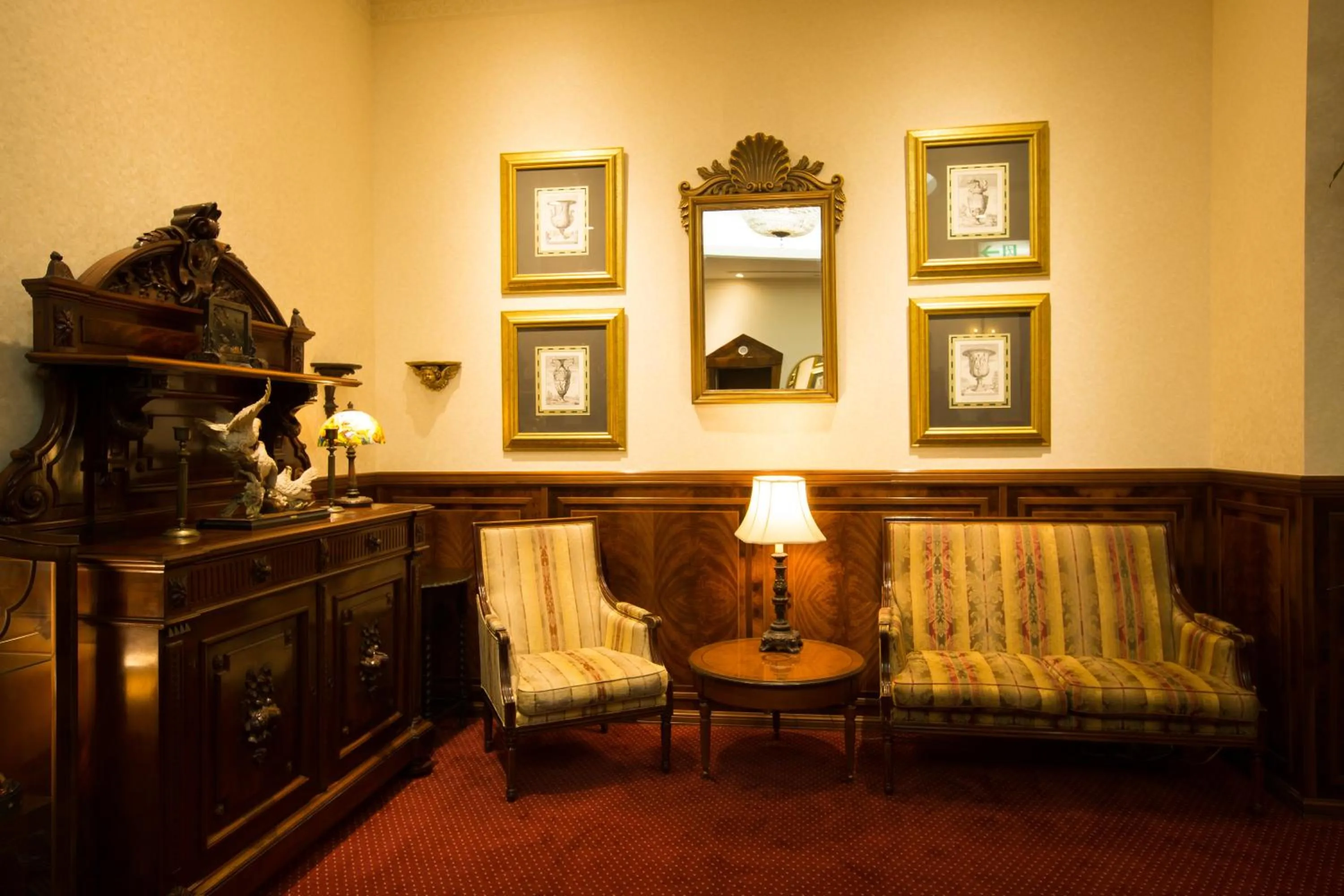 Decorative detail in Dukes Hotel Hakata