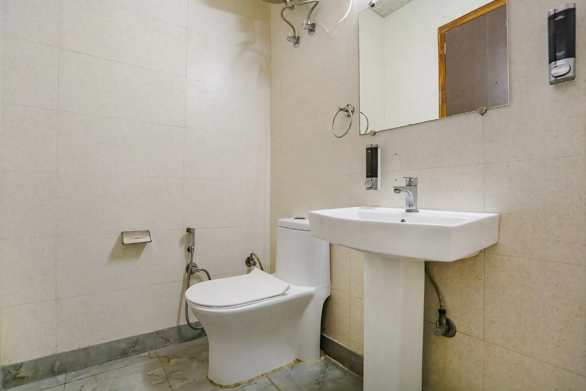 Bathroom in FabHotel F9 Peeragarhi