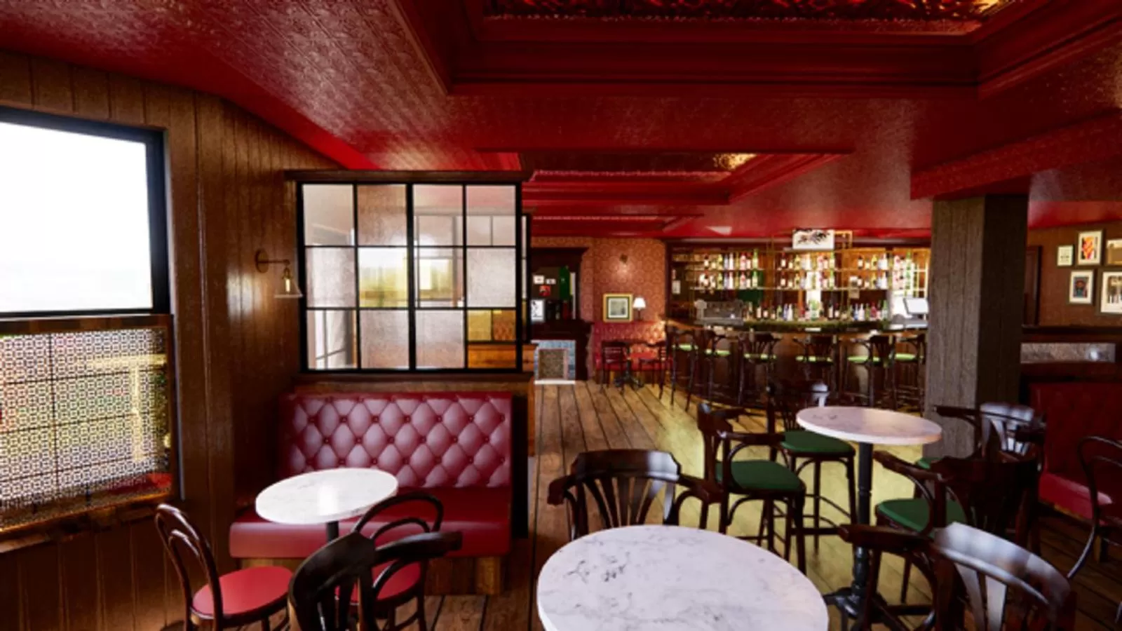 Restaurant/places to eat in The Malone Hotel