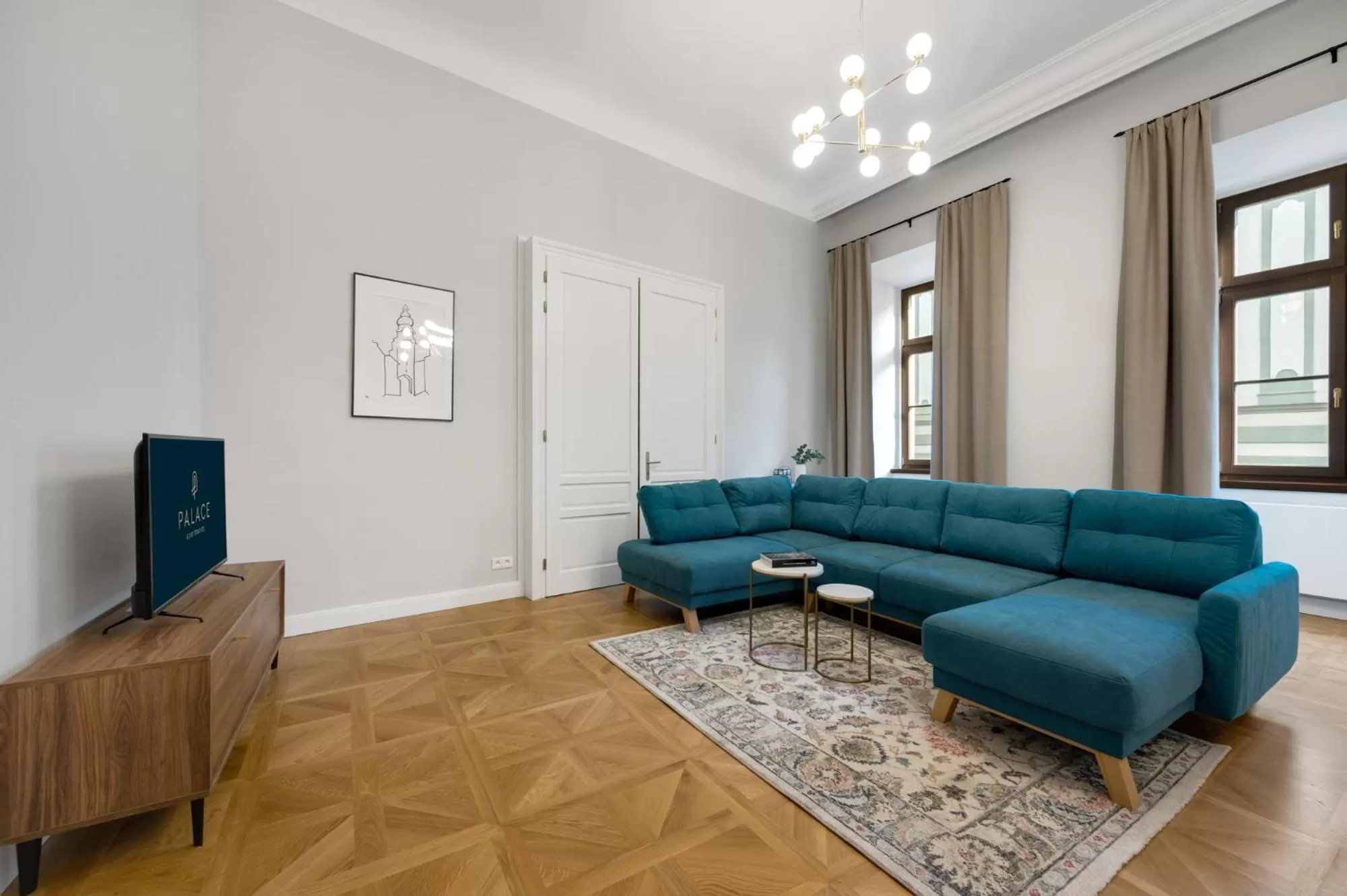 Living room in Palace Apartments