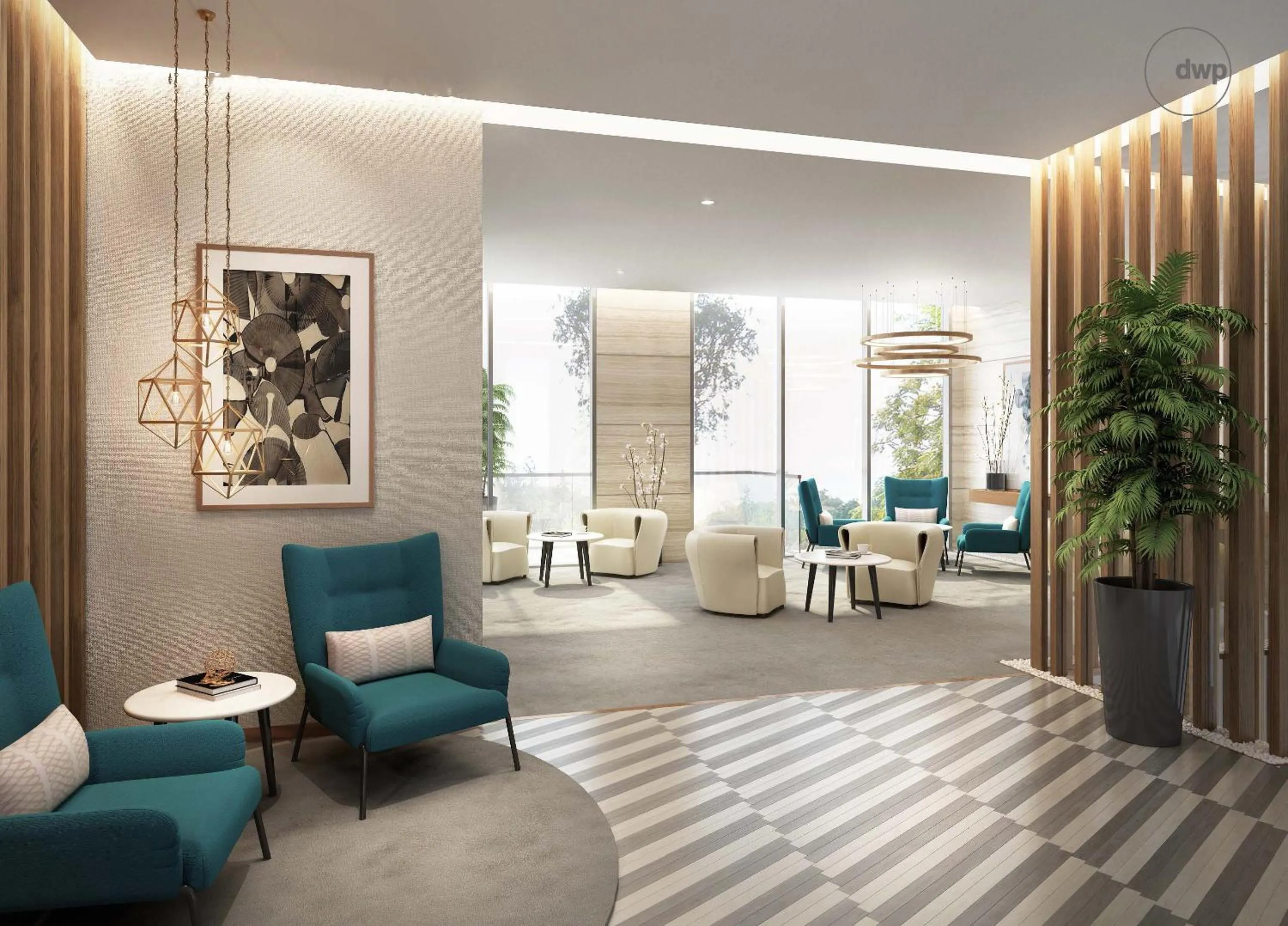 Lobby or reception in Millennium Executive Apartments Mont Rose