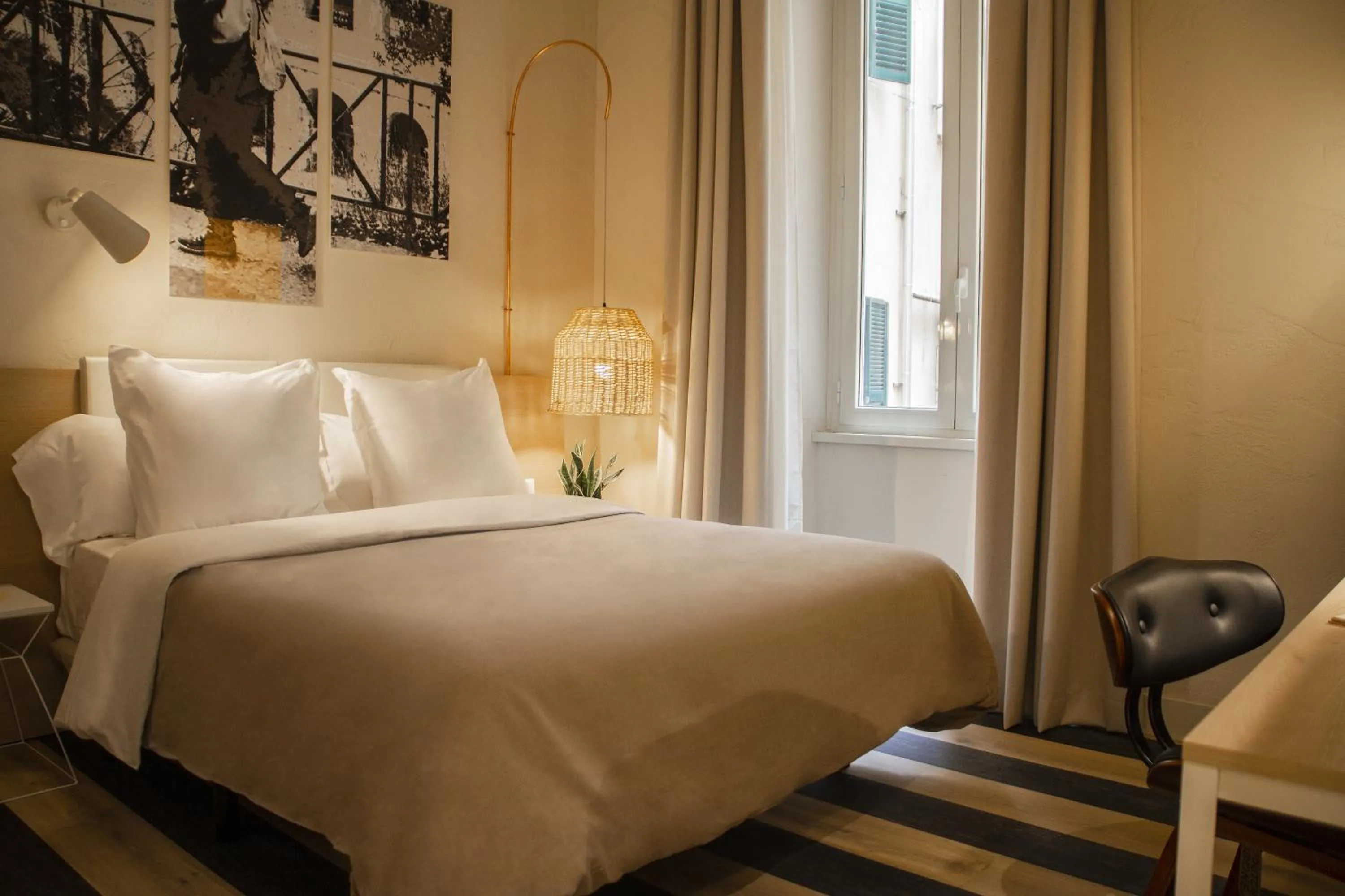 Bed in Hotel Bilbao Jardines