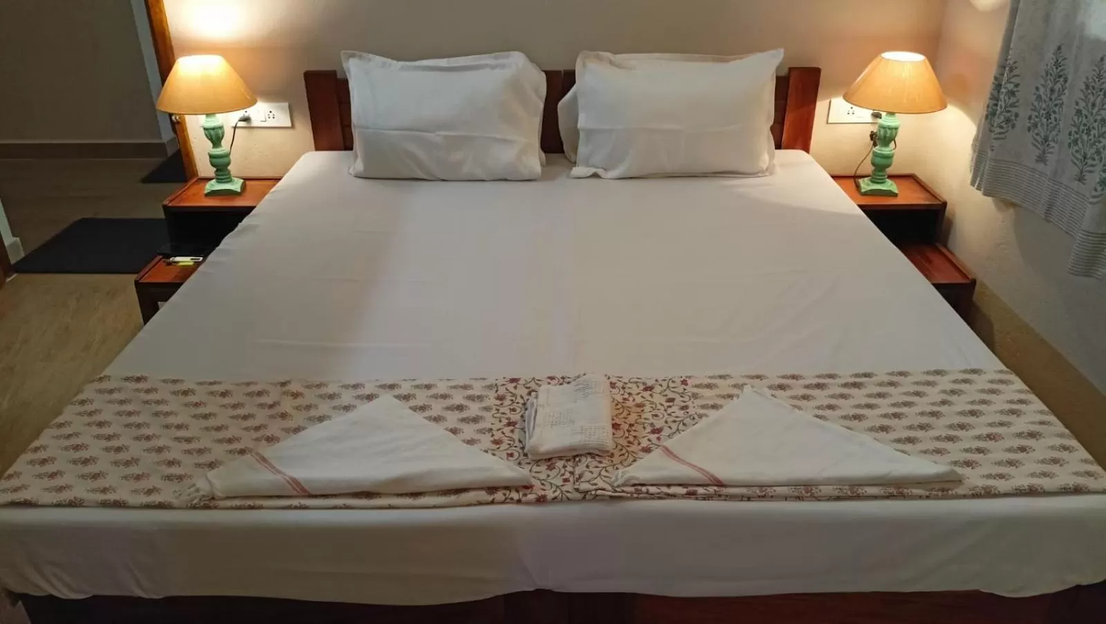 Bed in OmBodhi Retreat
