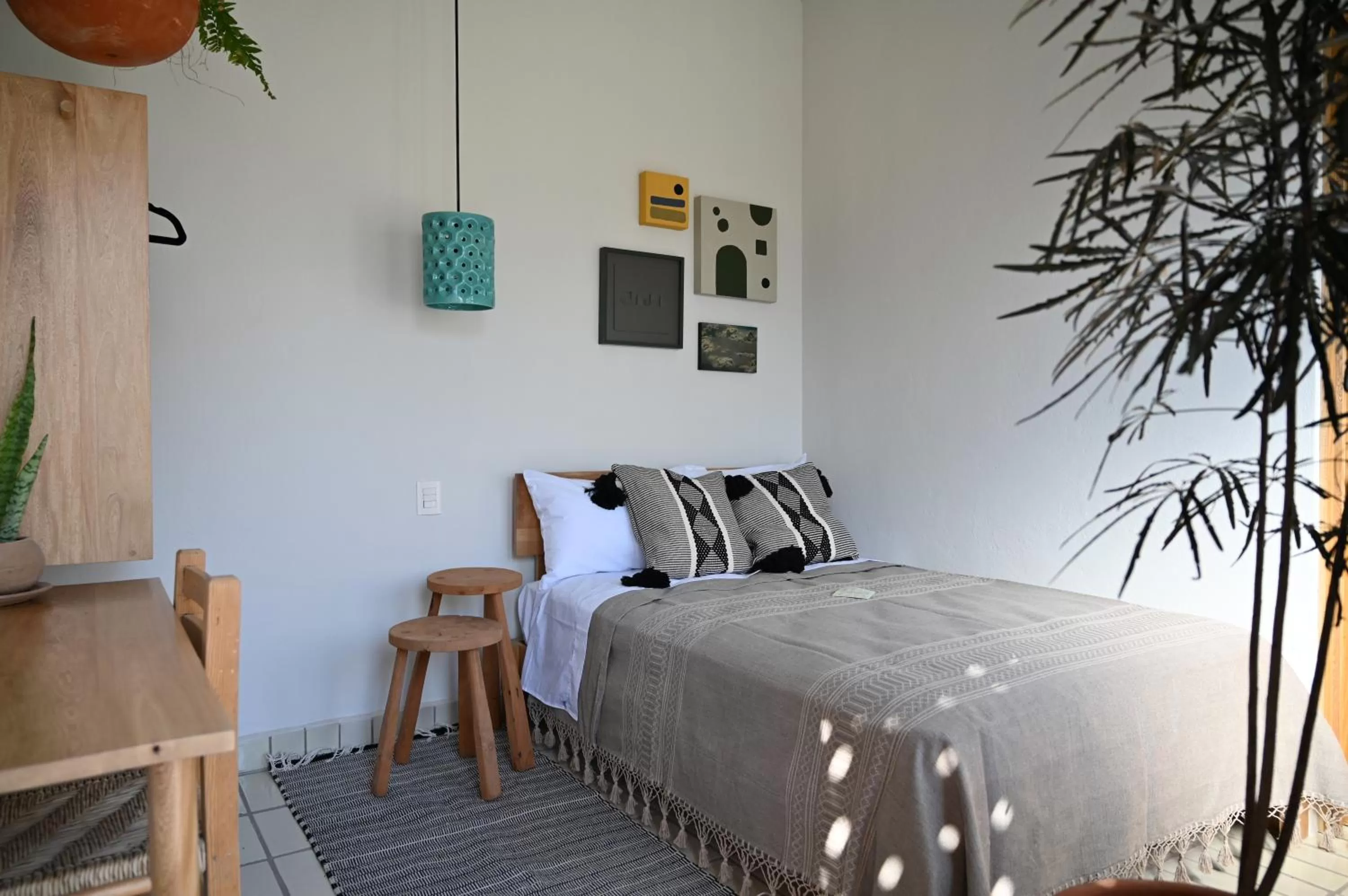 Bed in Casa Kali by Barrio México