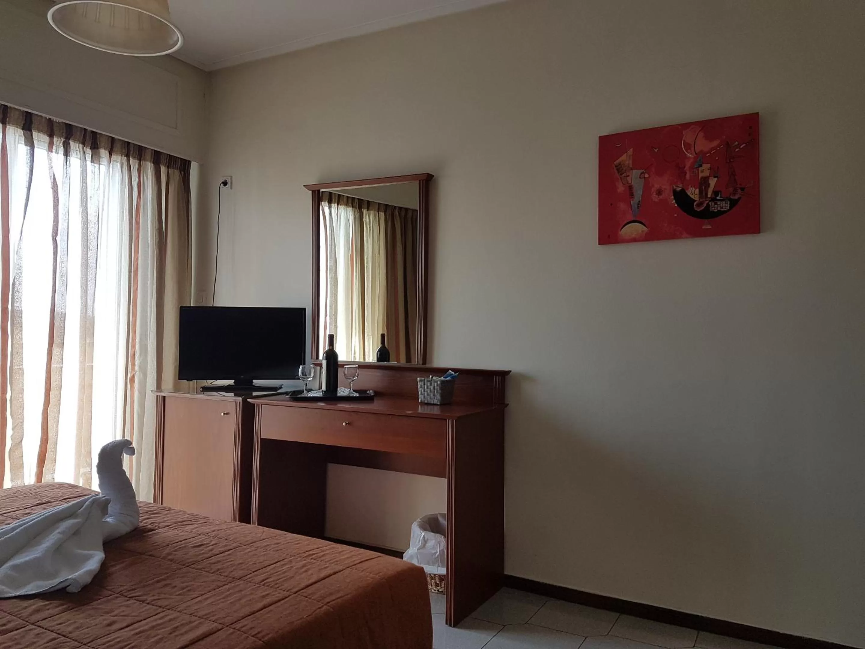 Decorative detail, Bed in Apollo Hotel