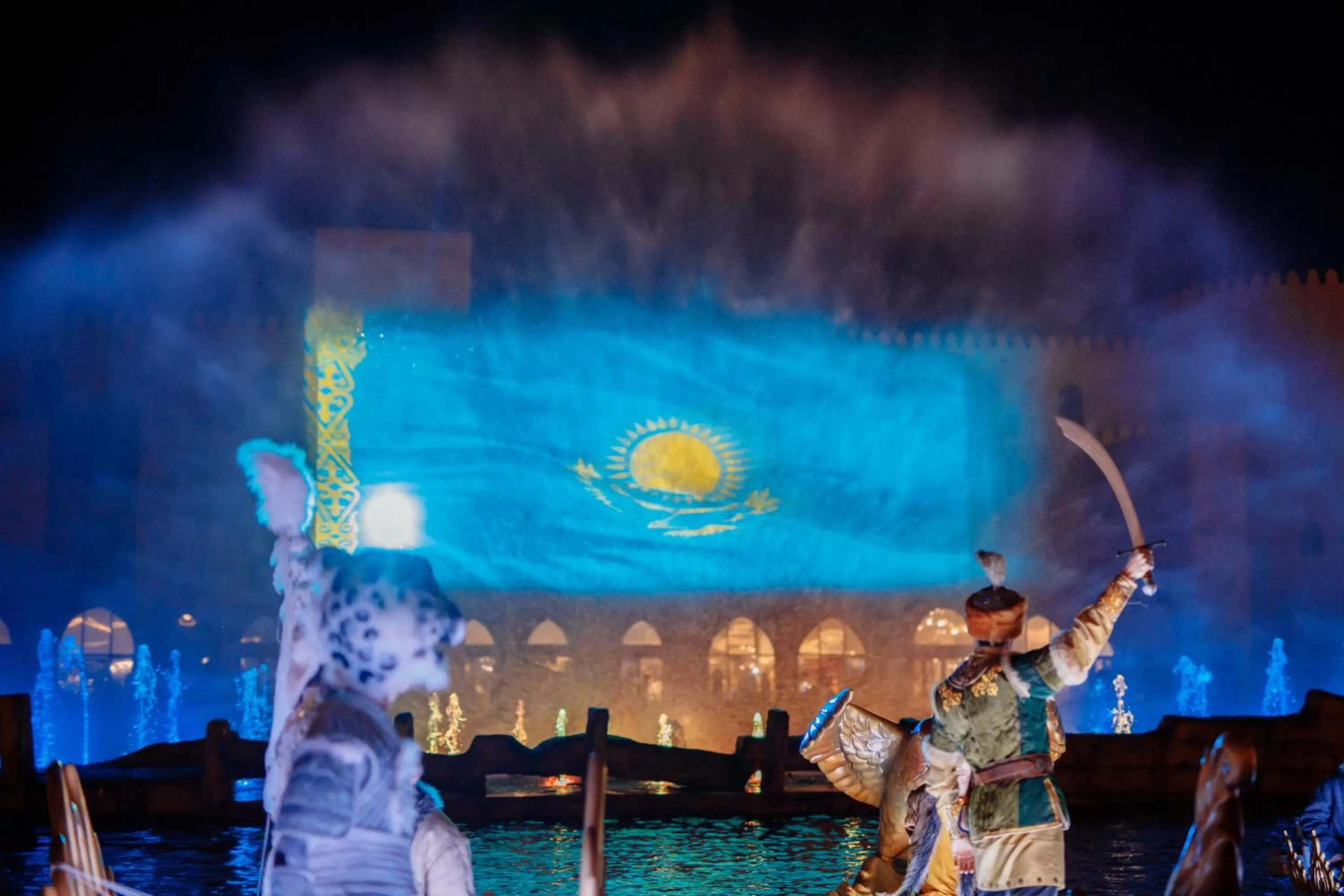 Entertainment in KARAVANSARAY Turkistan Harbour Hotel -FLYING THEATRE ACCESS