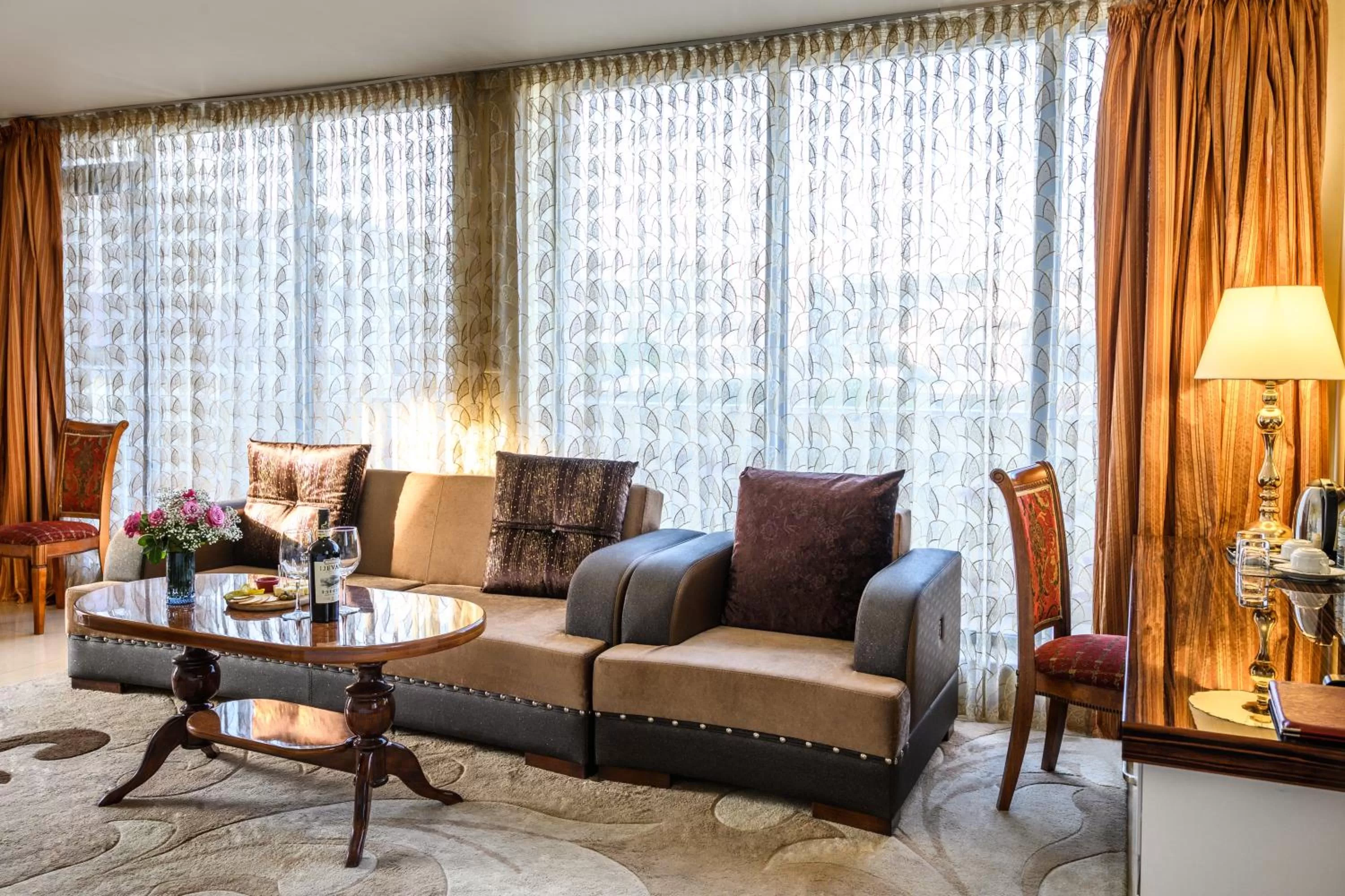 Seating area in Royal Plaza by Stellar Hotels, Yerevan