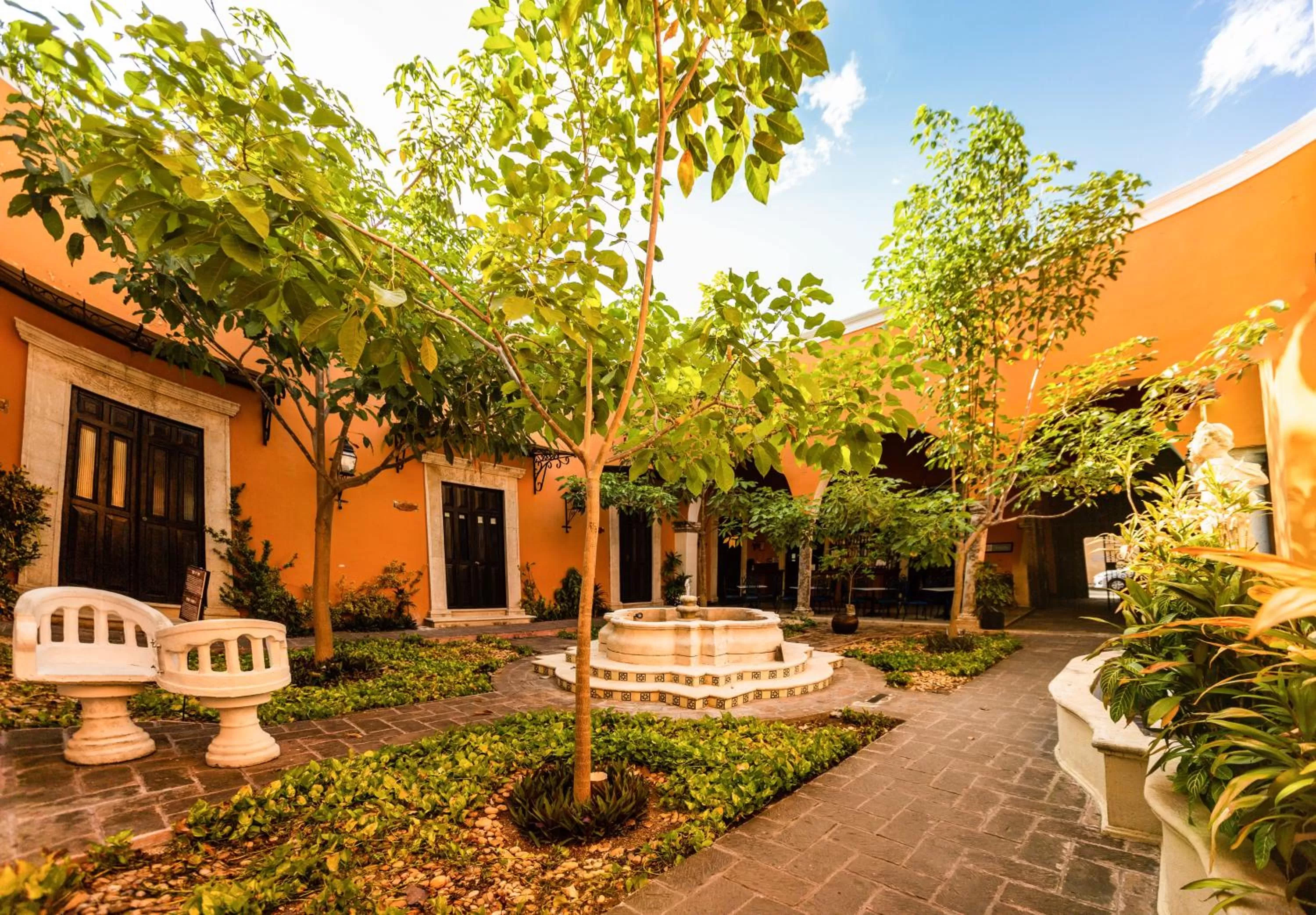 Garden in Hotel Boutique La Mision De Fray Diego