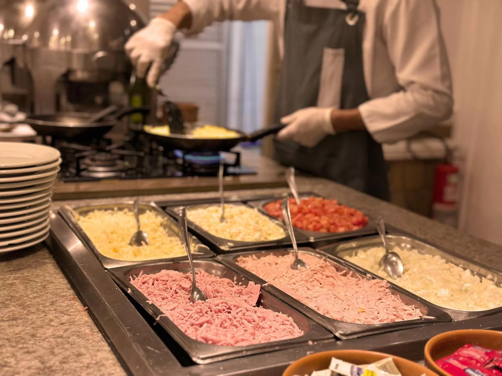 Buffet breakfast in Kubitschek Plaza Hotel