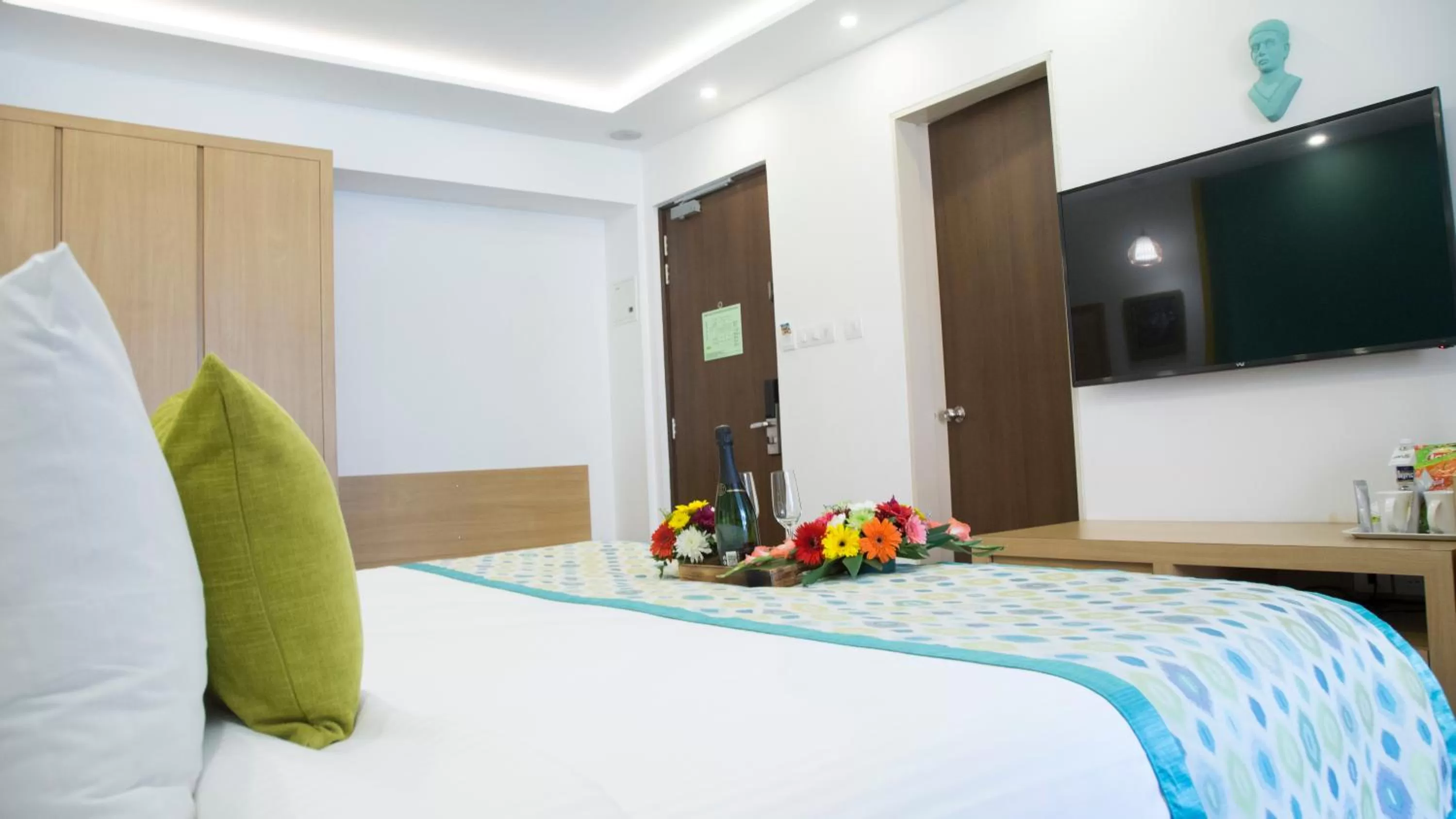 Bed in Acron Seaway Resort