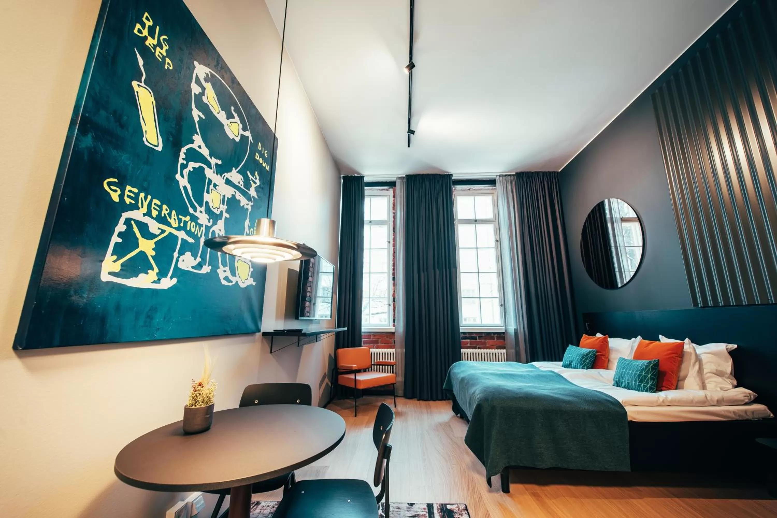 Bedroom, Bed in The Folks Hotel Konepaja