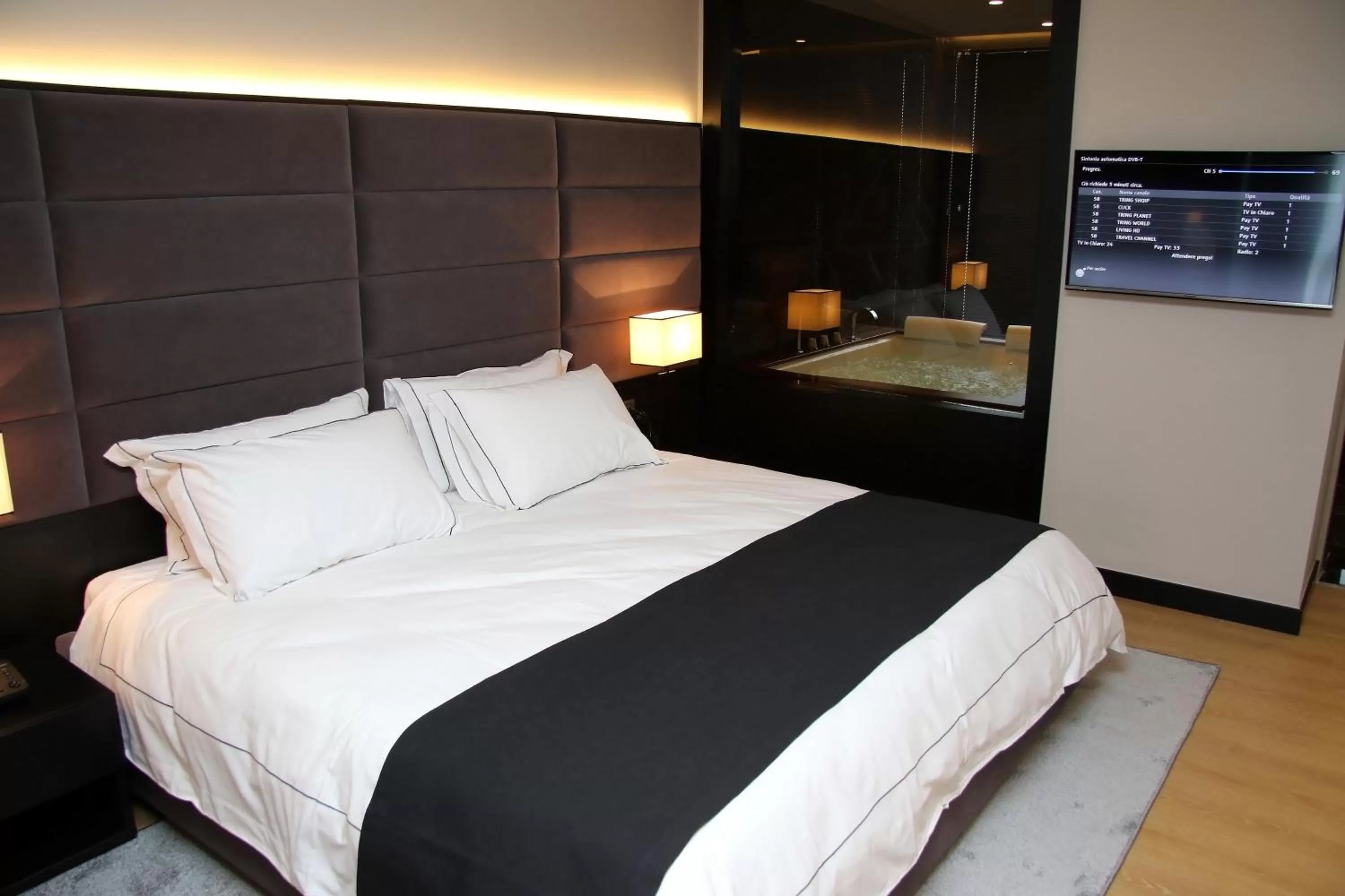 Bed in Privilege Hotel & Spa