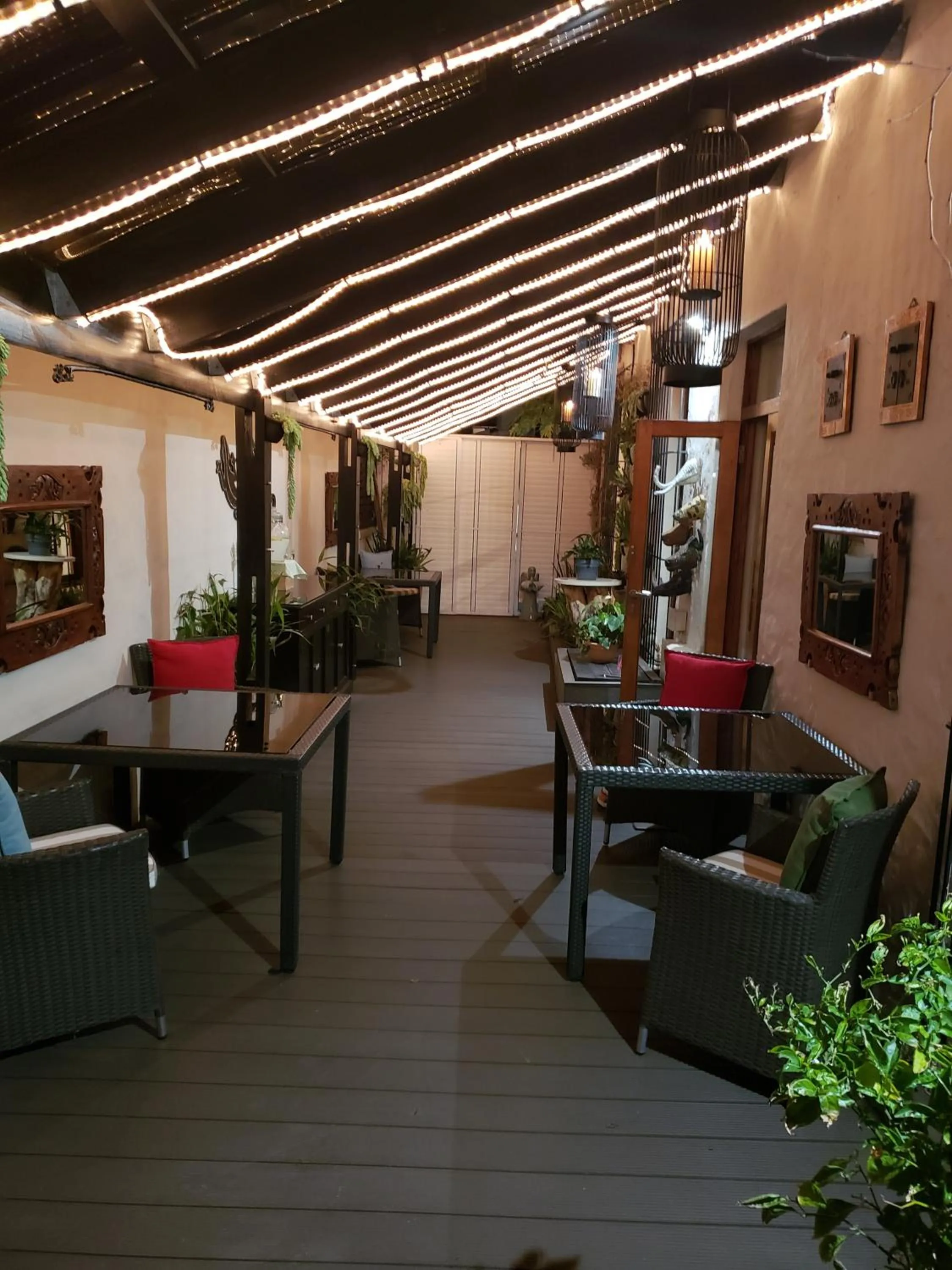 Balcony/Terrace in Point B Guest House -Sustainable Solar Energy