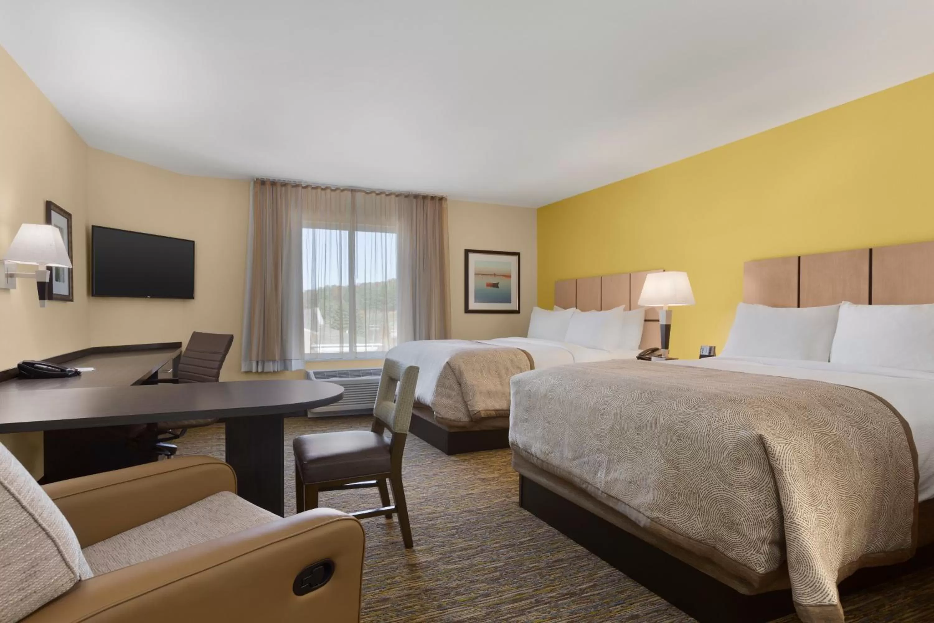 Photo of the whole room, Bed in Candlewood Suites Vestal - Binghamton by IHG